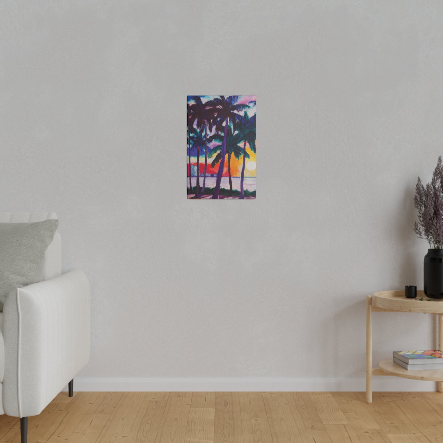 3259X - Miami Beach Sunset Painting Print | Miami | Beach | Sunset | Poster | Home Decor | Wall Art | Canvas