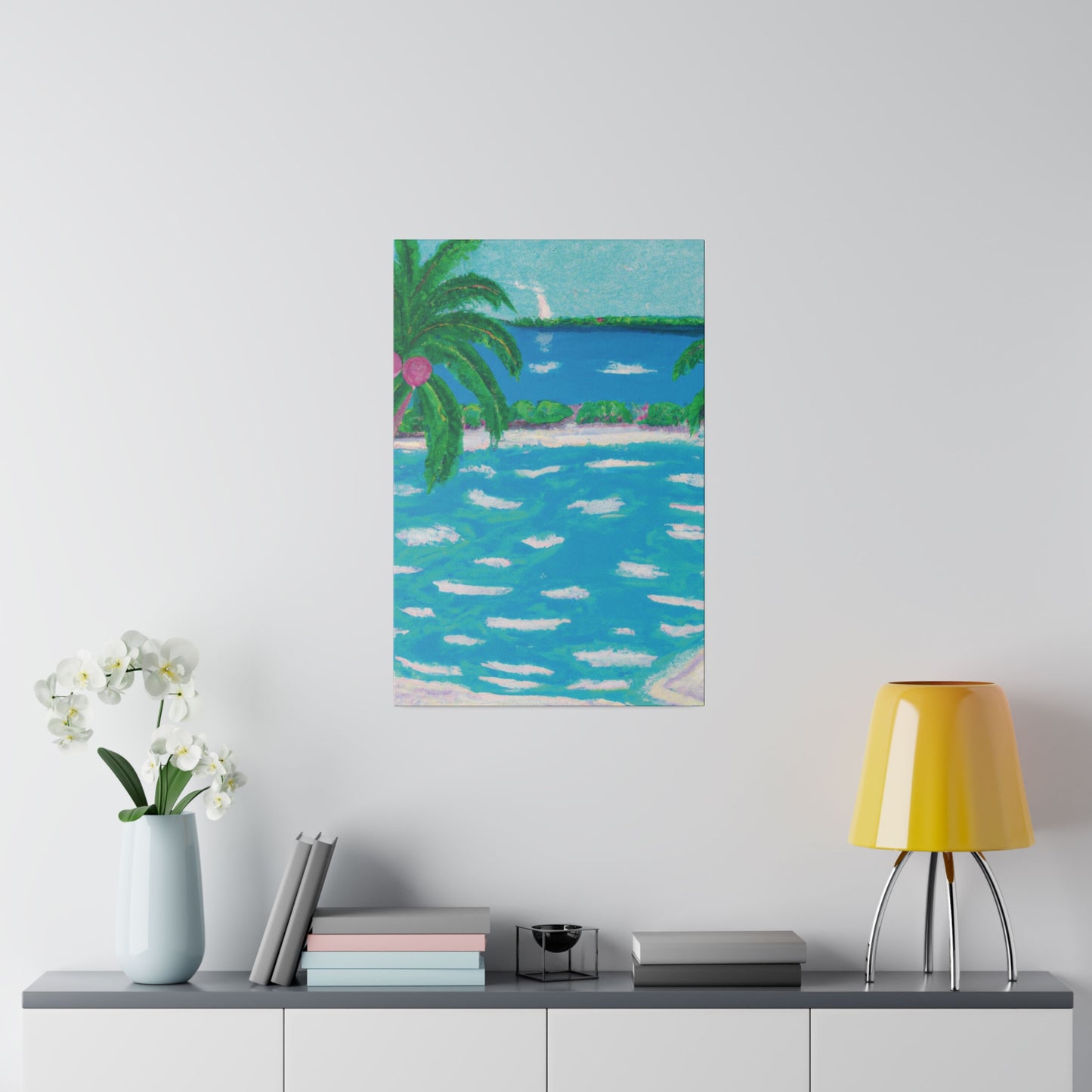 7341Z - Bahamas Ocean Painting Print | Bahamas | Ocean | Beach | Poster | Home Decor | Wall Art | Canvas