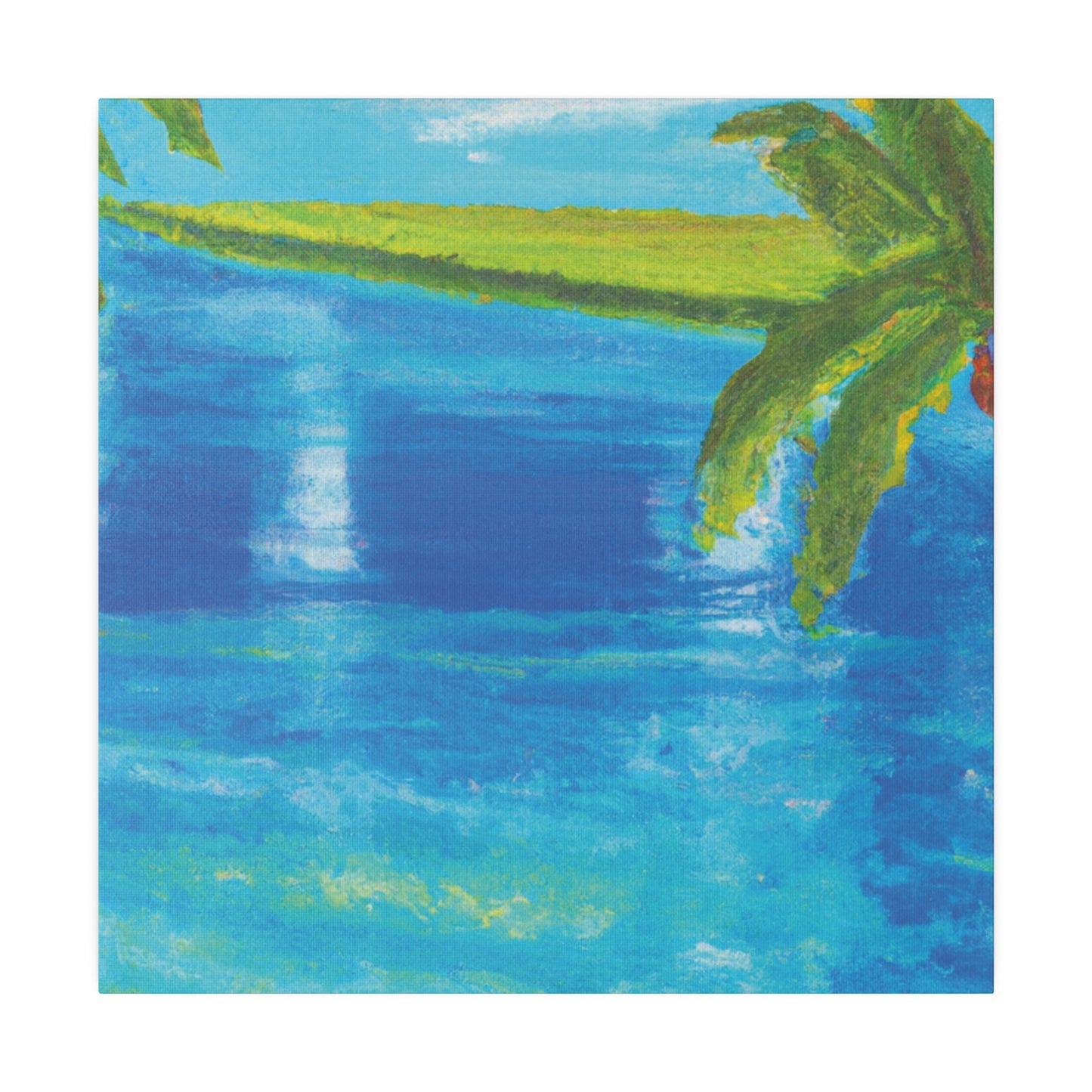 6359F - Bahamas Ocean Painting Print | Bahamas | Ocean | Beach | Poster | Home Decor | Wall Art | Canvas