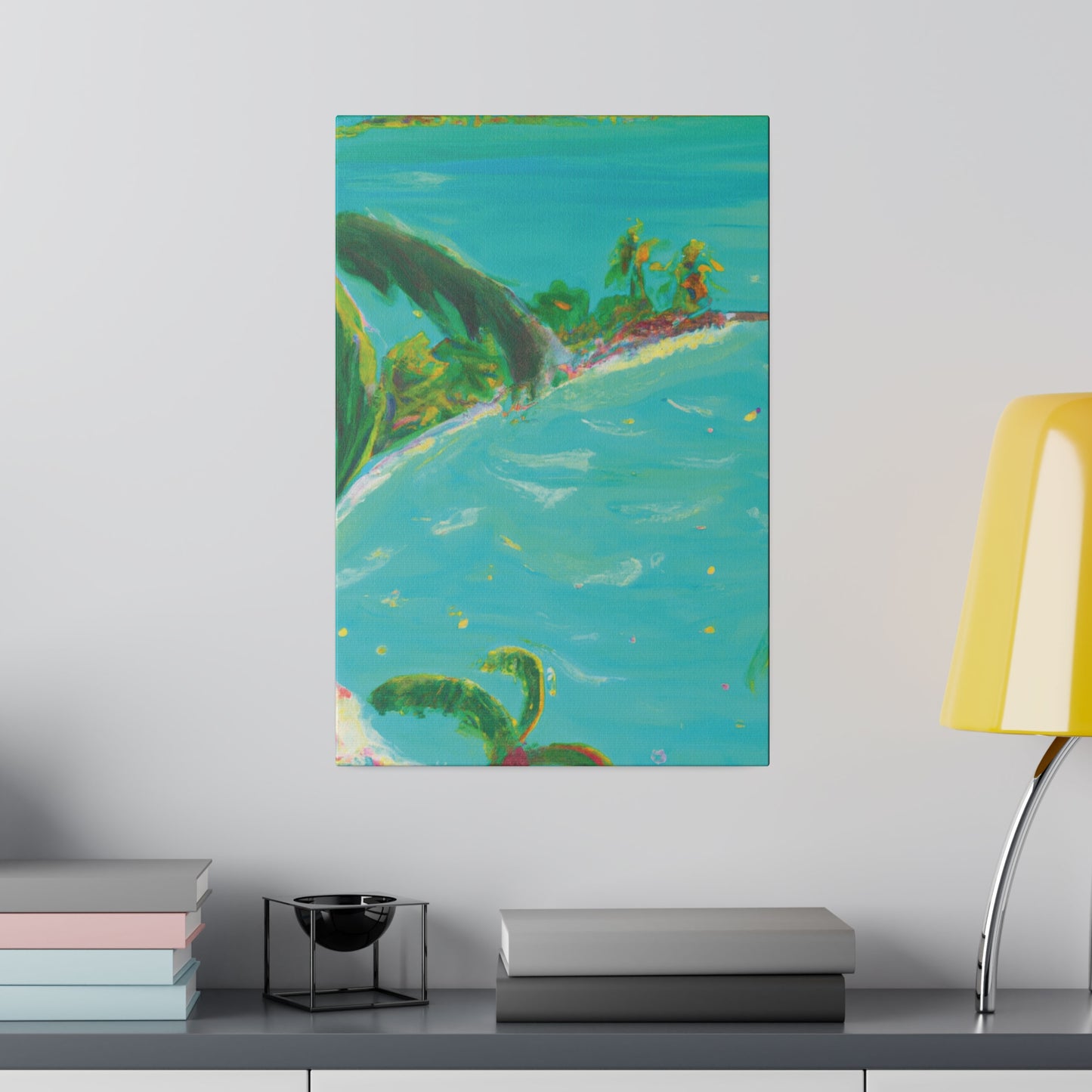 1935K - Bahamas Ocean Painting Print | Bahamas | Ocean | Beach | Poster | Home Decor | Wall Art | Canvas