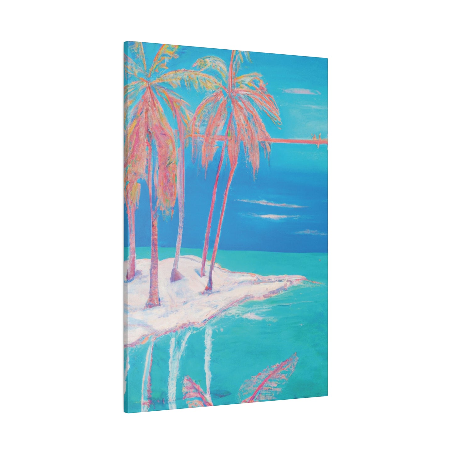 3162K - Bahamas Ocean Painting Print | Bahamas | Ocean | Beach | Poster | Home Decor | Wall Art | Canvas