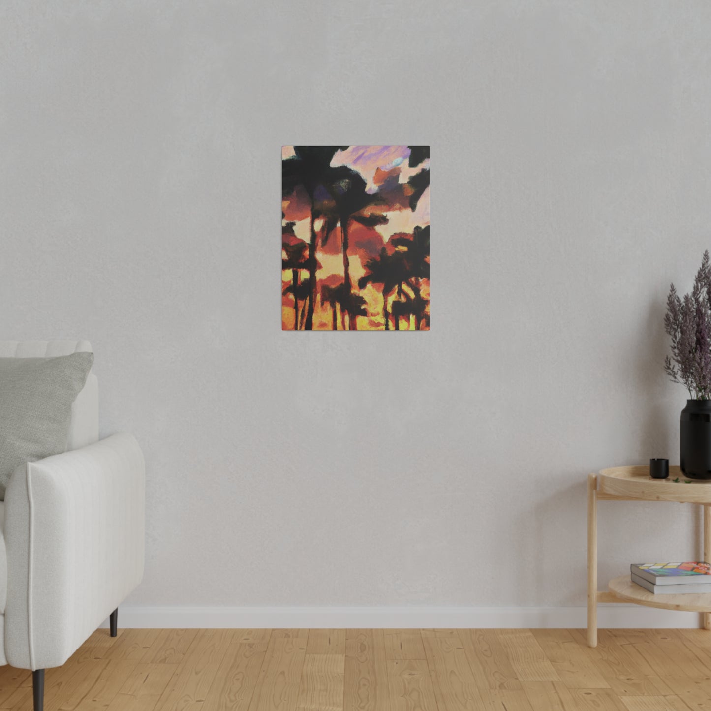 8396Z - Miami Beach Sunset Painting Print | Miami | Beach | Sunset | Poster | Home Decor | Wall Art | Canvas