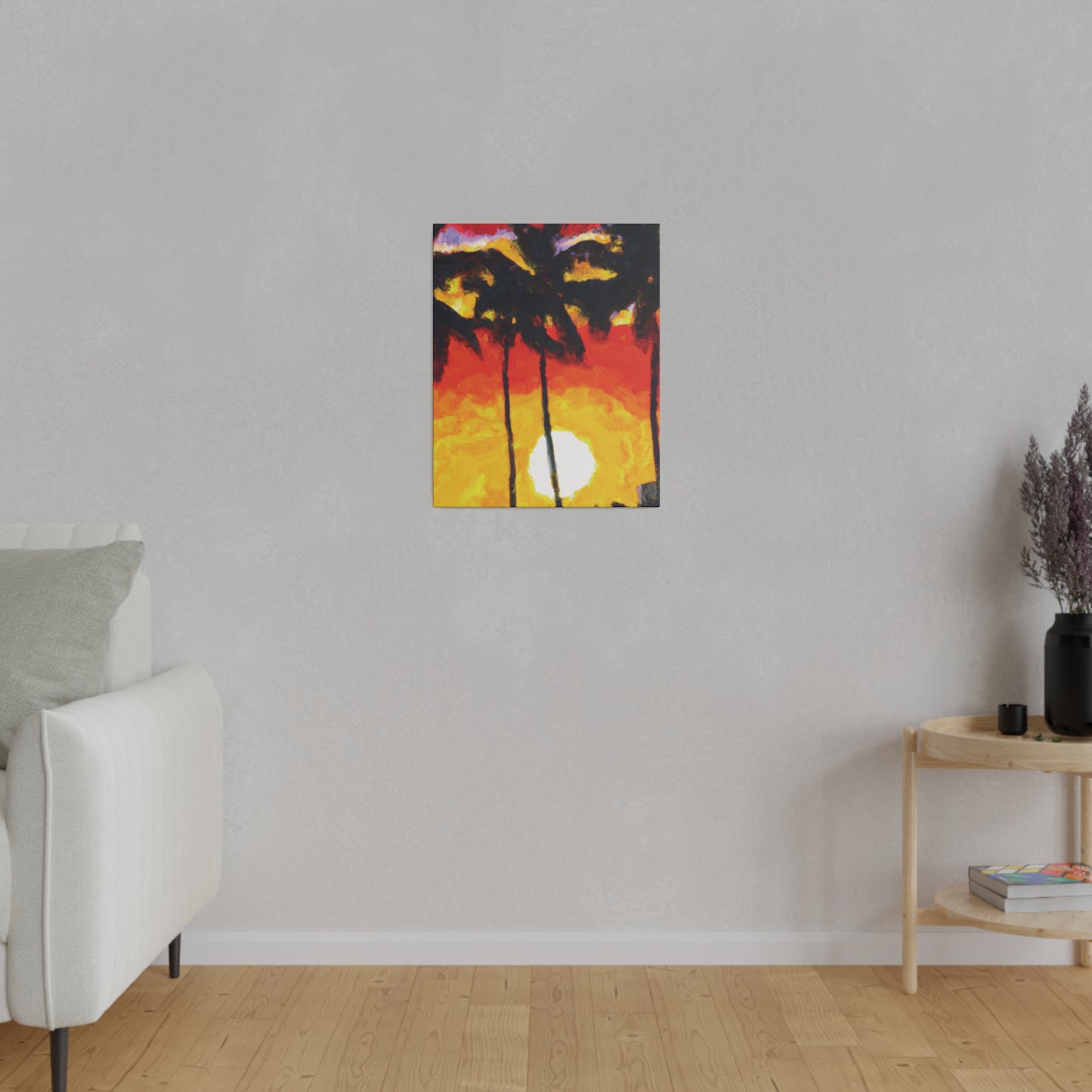 6973R - Miami Beach Sunset Painting Print | Miami | Beach | Sunset | Poster | Home Decor | Wall Art | Canvas