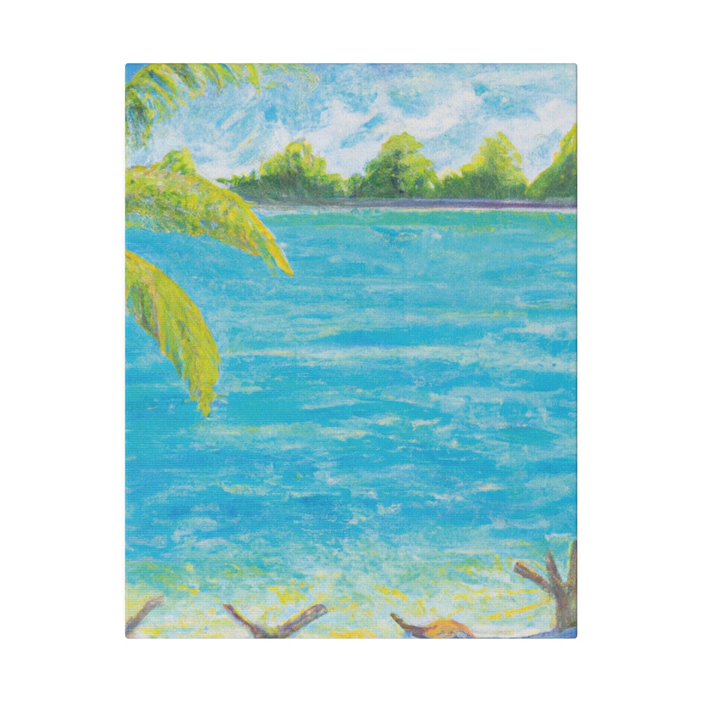 3007D - Bahamas Ocean Painting Print | Bahamas | Ocean | Beach | Poster | Home Decor | Wall Art | Canvas