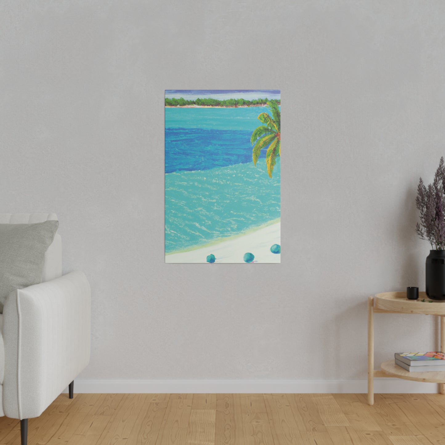7221H - Bahamas Ocean Painting Print | Bahamas | Ocean | Beach | Poster | Home Decor | Wall Art | Canvas
