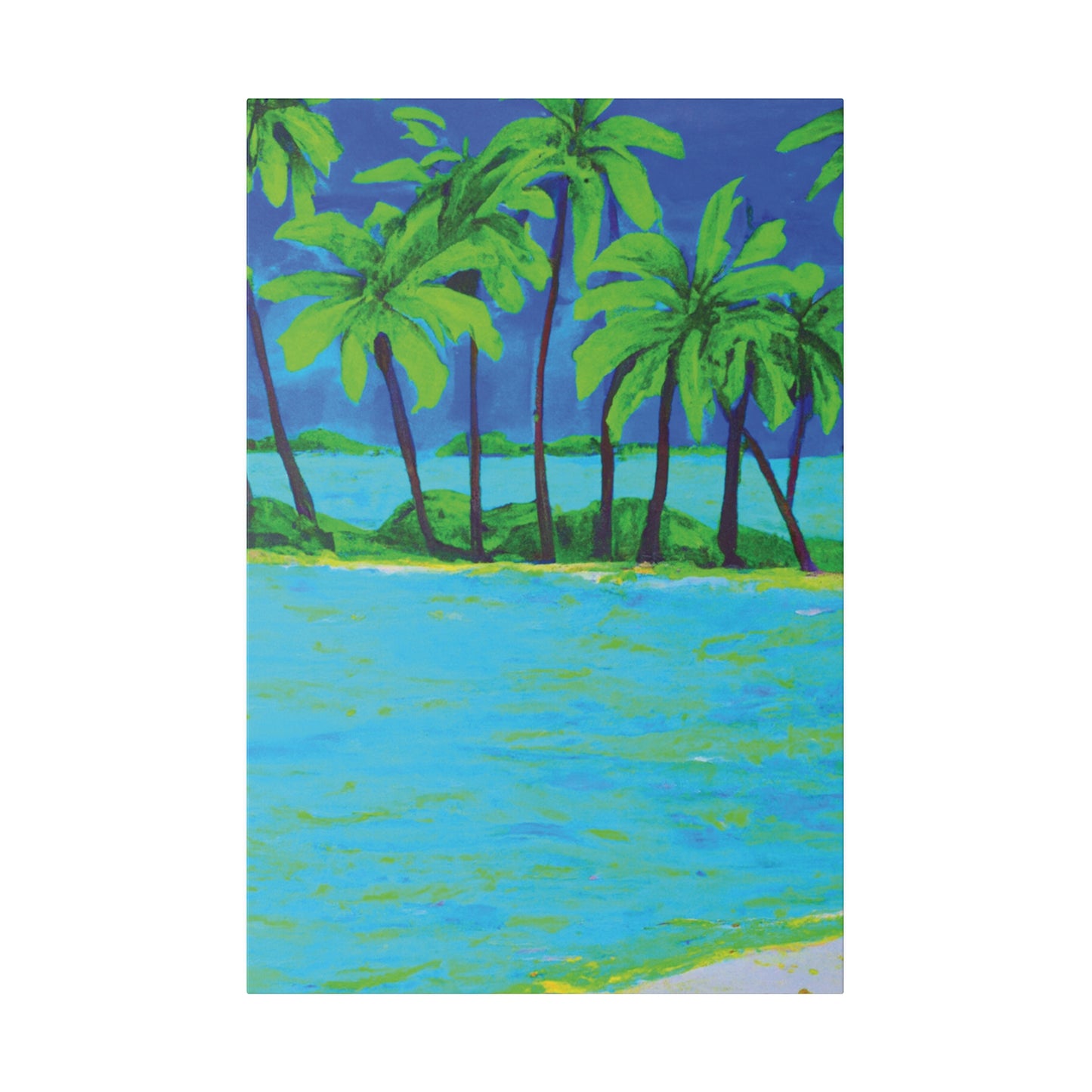 3148Z - Bahamas Ocean Painting Print | Bahamas | Ocean | Beach | Poster | Home Decor | Wall Art | Canvas