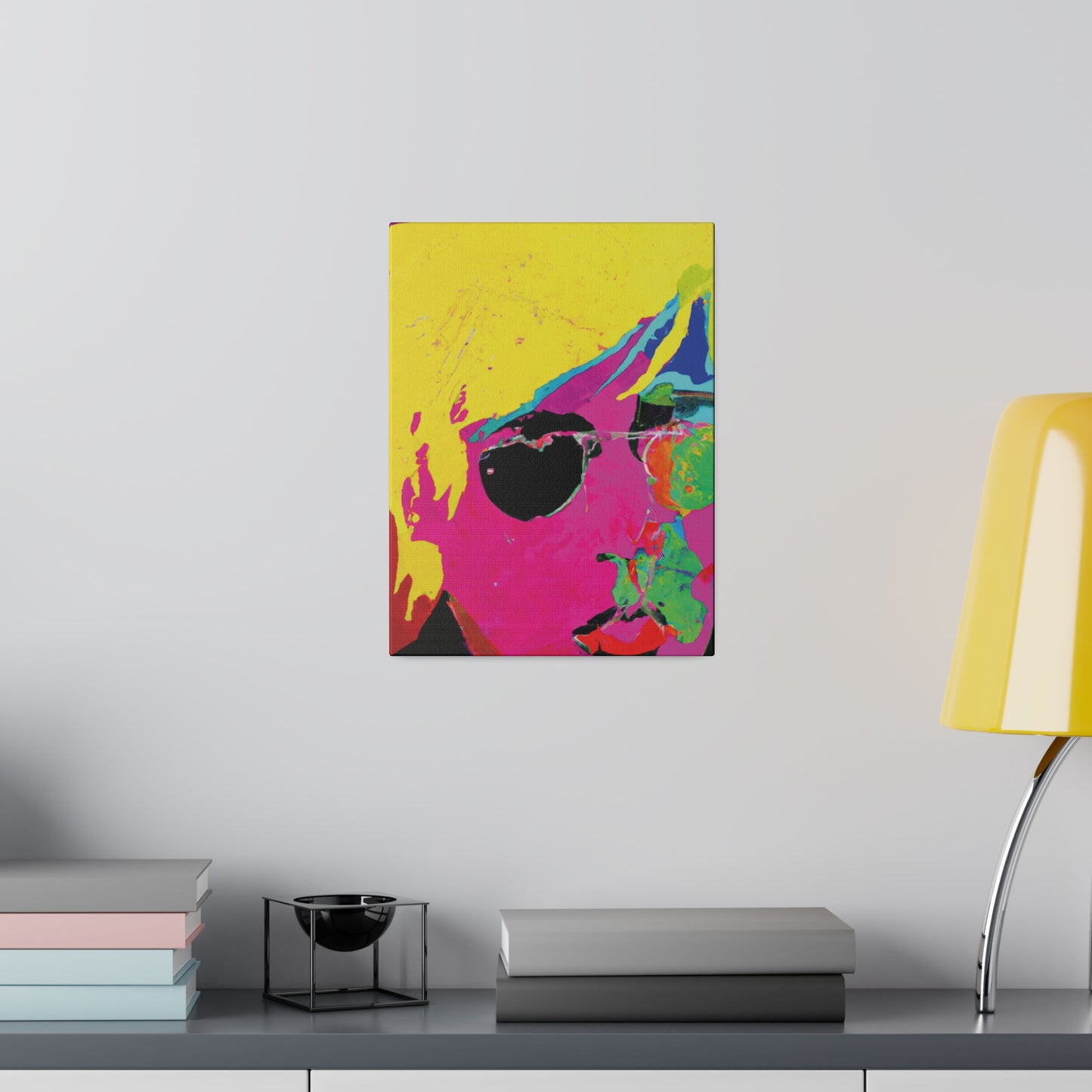 7141U - Rockstar Painting Print | Face | Abstract | Poster | Home Decor | Wall Art | Music Art | Canvas