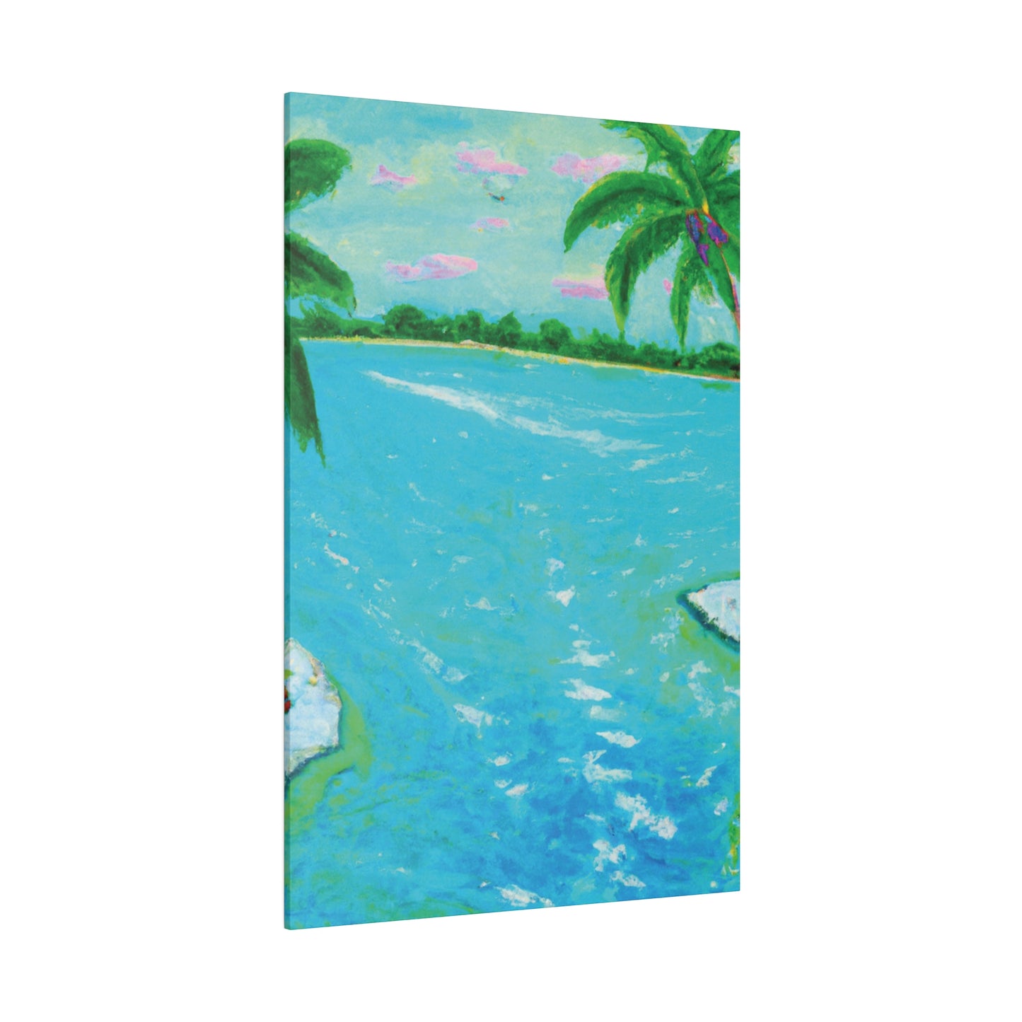 6527F - Bahamas Ocean Painting Print | Bahamas | Ocean | Beach | Poster | Home Decor | Wall Art | Canvas