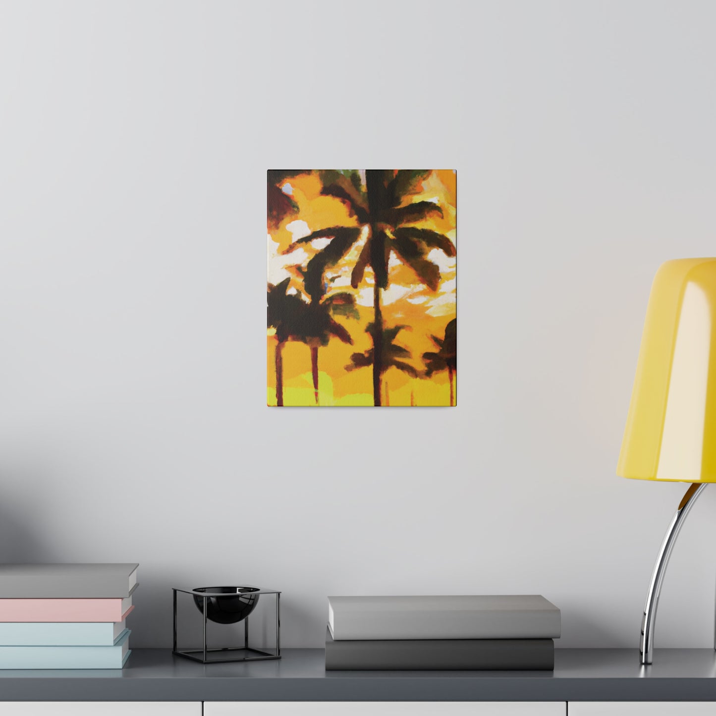 3197H - Miami Beach Sunset Painting Print | Miami | Beach | Sunset | Poster | Home Decor | Wall Art | Canvas