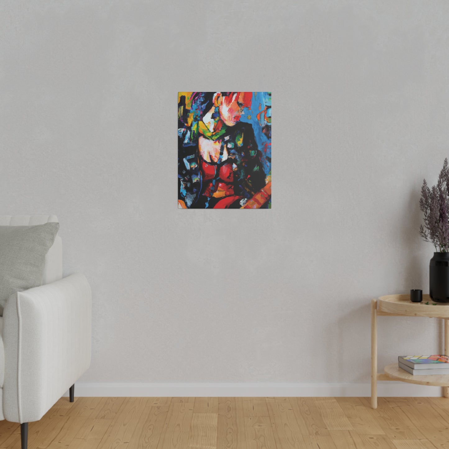 9602B - Rockstar Oil Painting Style Print | Poster | Home Decor | Wall Art | Music Art | Canvas