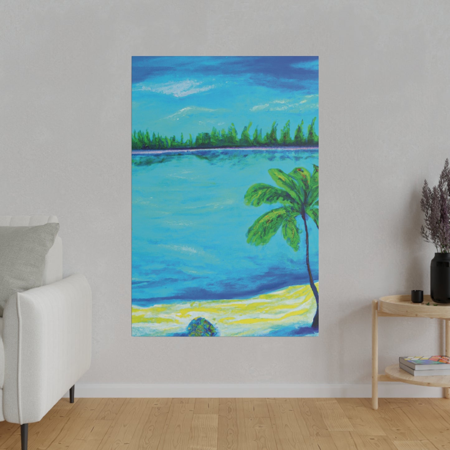 7122L - Bahamas Ocean Painting Print | Bahamas | Ocean | Beach | Poster | Home Decor | Wall Art | Canvas