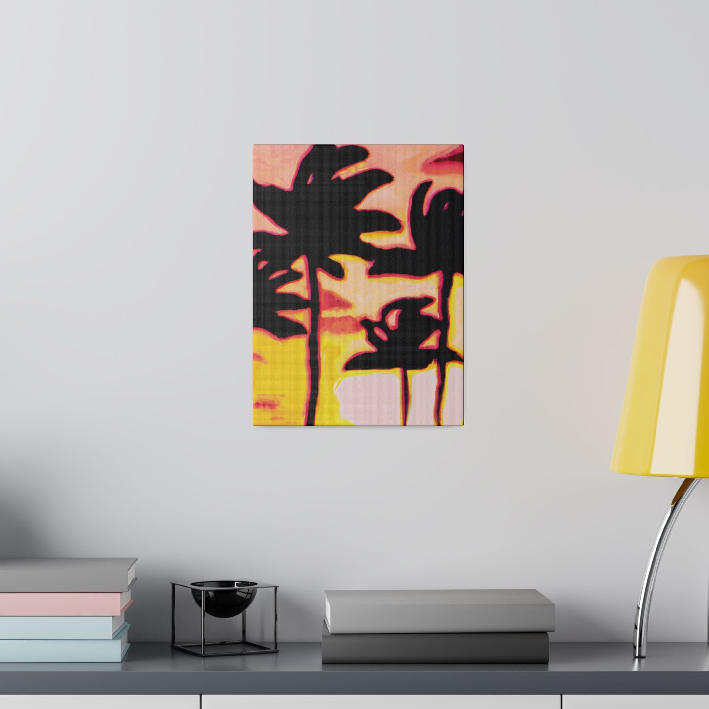 9329P - Miami Beach Sunset Painting Print | Miami | Beach | Sunset | Poster | Home Decor | Wall Art | Canvas