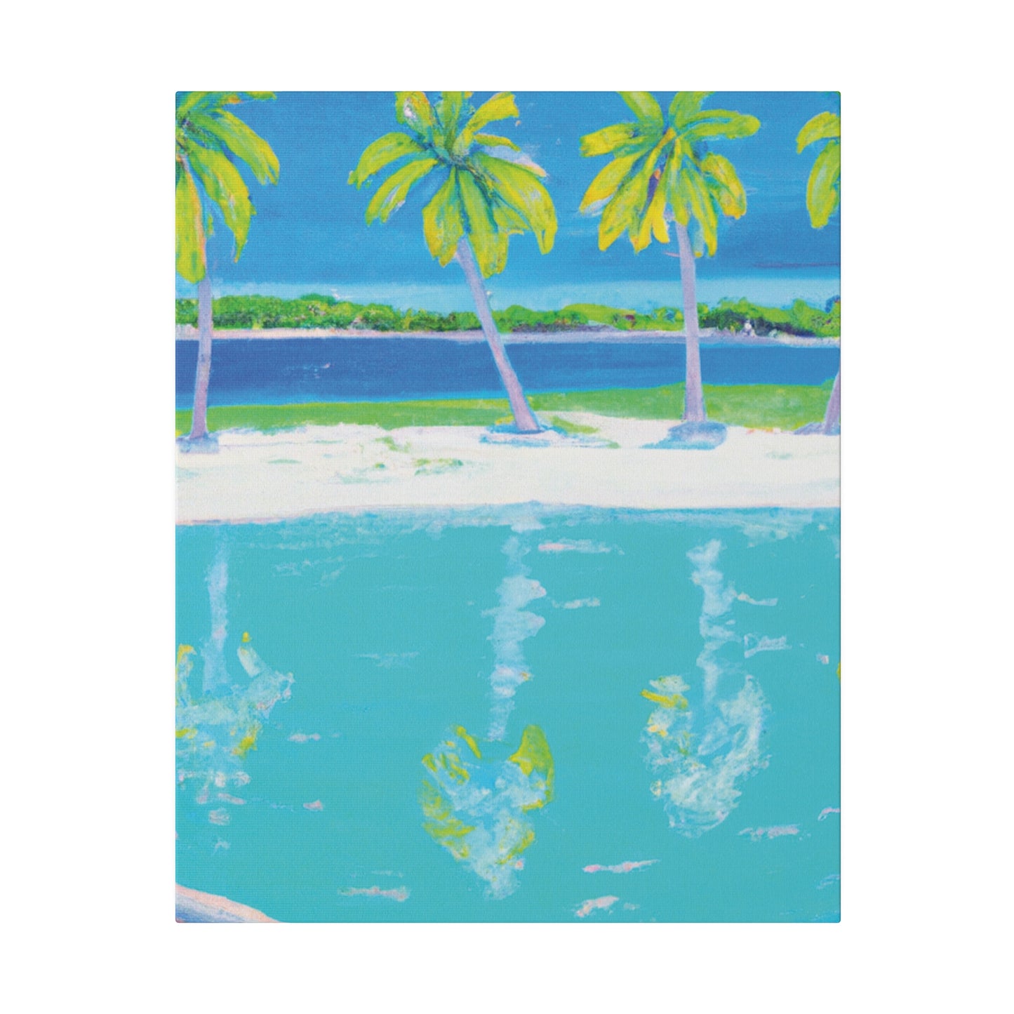 2196Z - Bahamas Ocean Painting Print | Bahamas | Ocean | Beach | Poster | Home Decor | Wall Art | Canvas