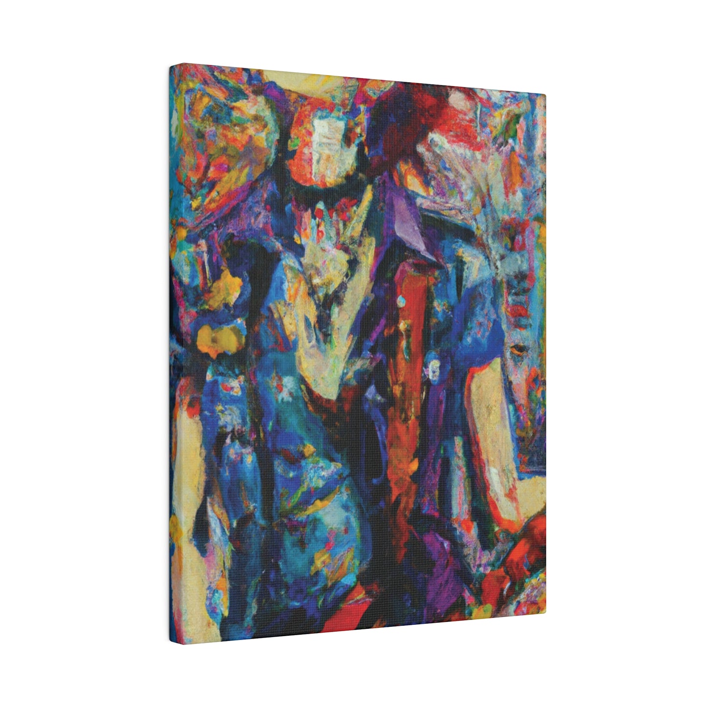9667F - Rockstar Oil Painting Style Print | Poster | Home Decor | Wall Art | Music Art | Canvas