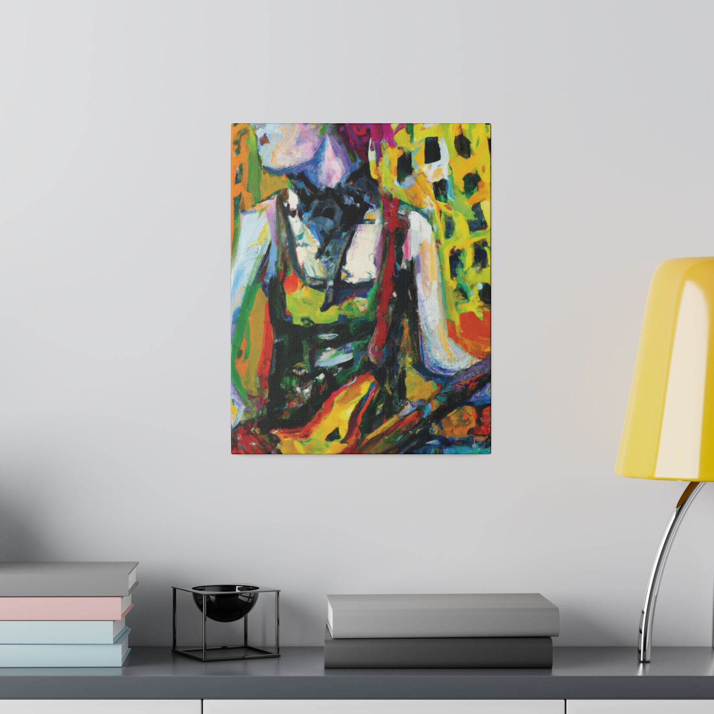 4793Z - Rockstar Oil Painting Style Print | Poster | Home Decor | Wall Art | Music Art | Canvas