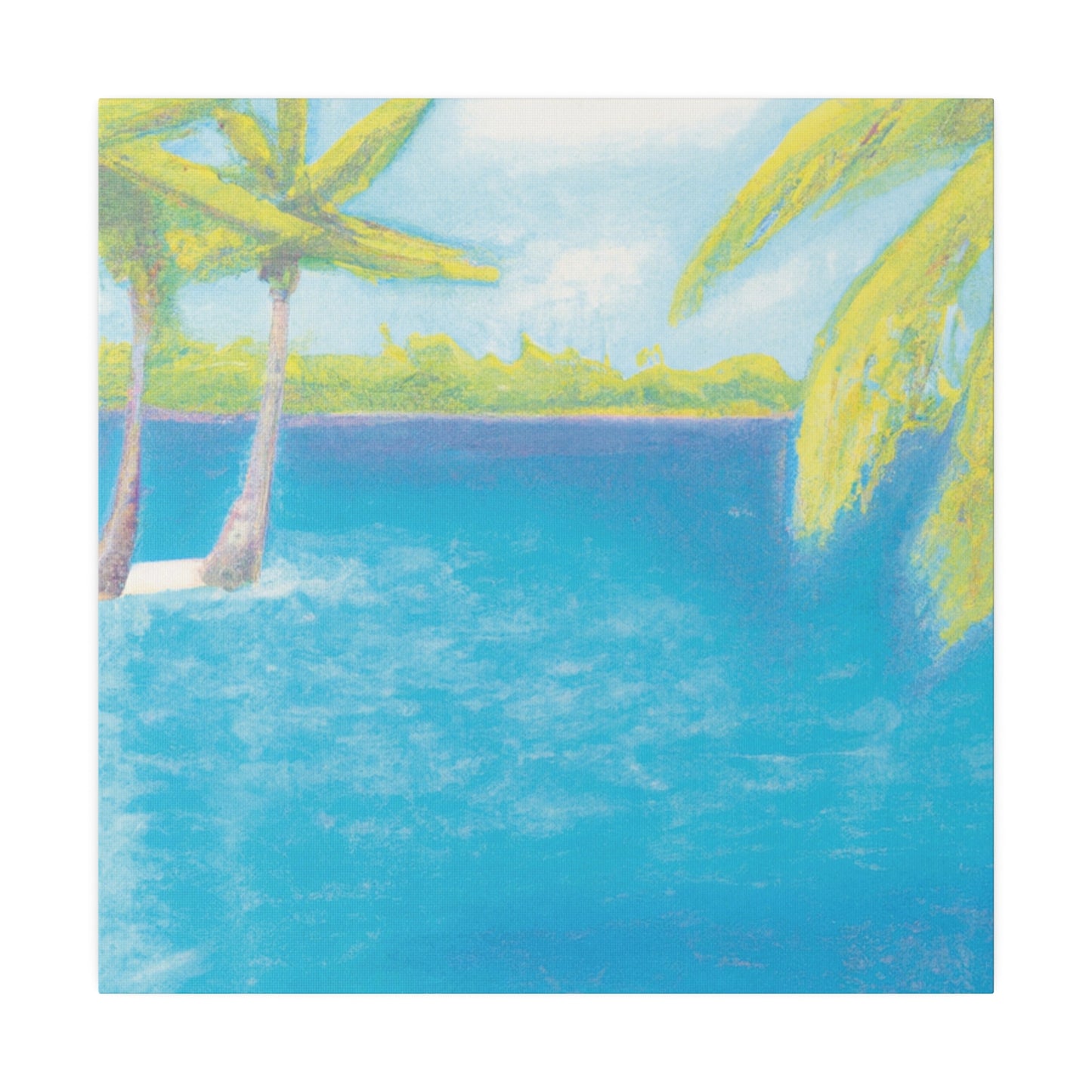 9254V - Bahamas Ocean Painting Print | Bahamas | Ocean | Beach | Poster | Home Decor | Wall Art | Canvas