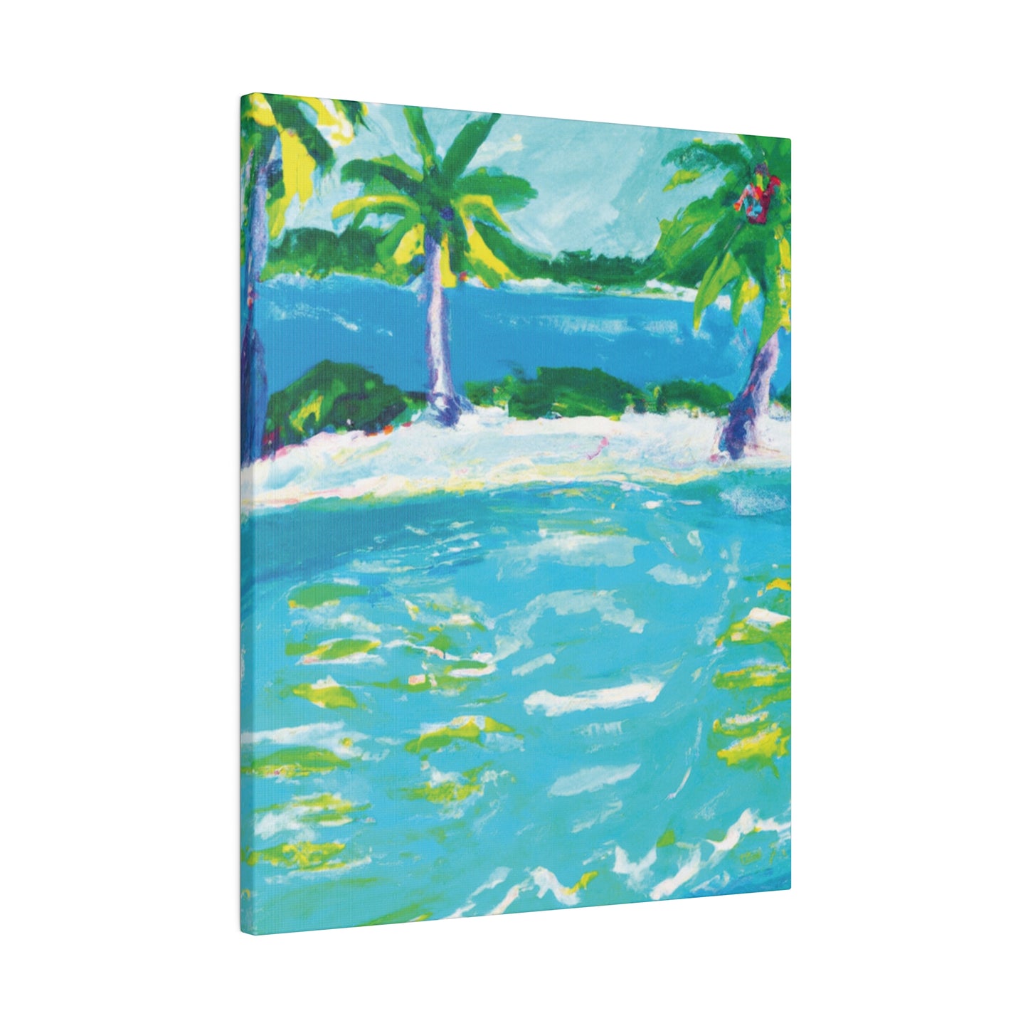 9256K - Bahamas Ocean Painting Print | Bahamas | Ocean | Beach | Poster | Home Decor | Wall Art | Canvas
