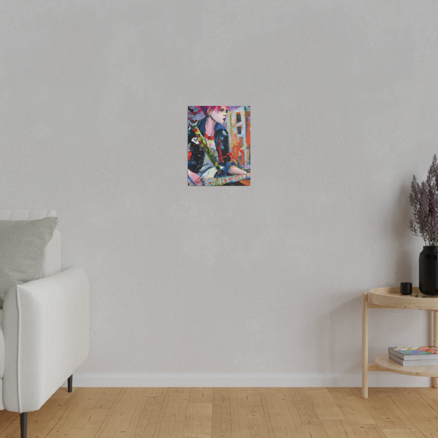 3276D - Rockstar Oil Painting Style Print | Poster | Home Decor | Wall Art | Music Art | Canvas