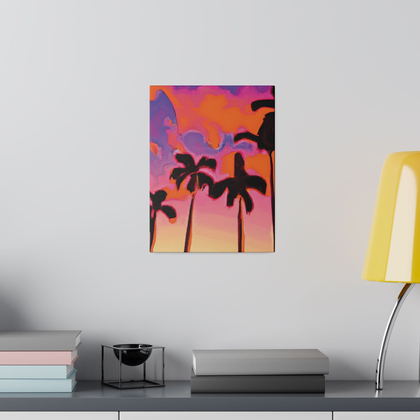 7182U - Miami Beach Sunset Painting Print | Miami | Beach | Sunset | Poster | Home Decor | Wall Art | Canvas