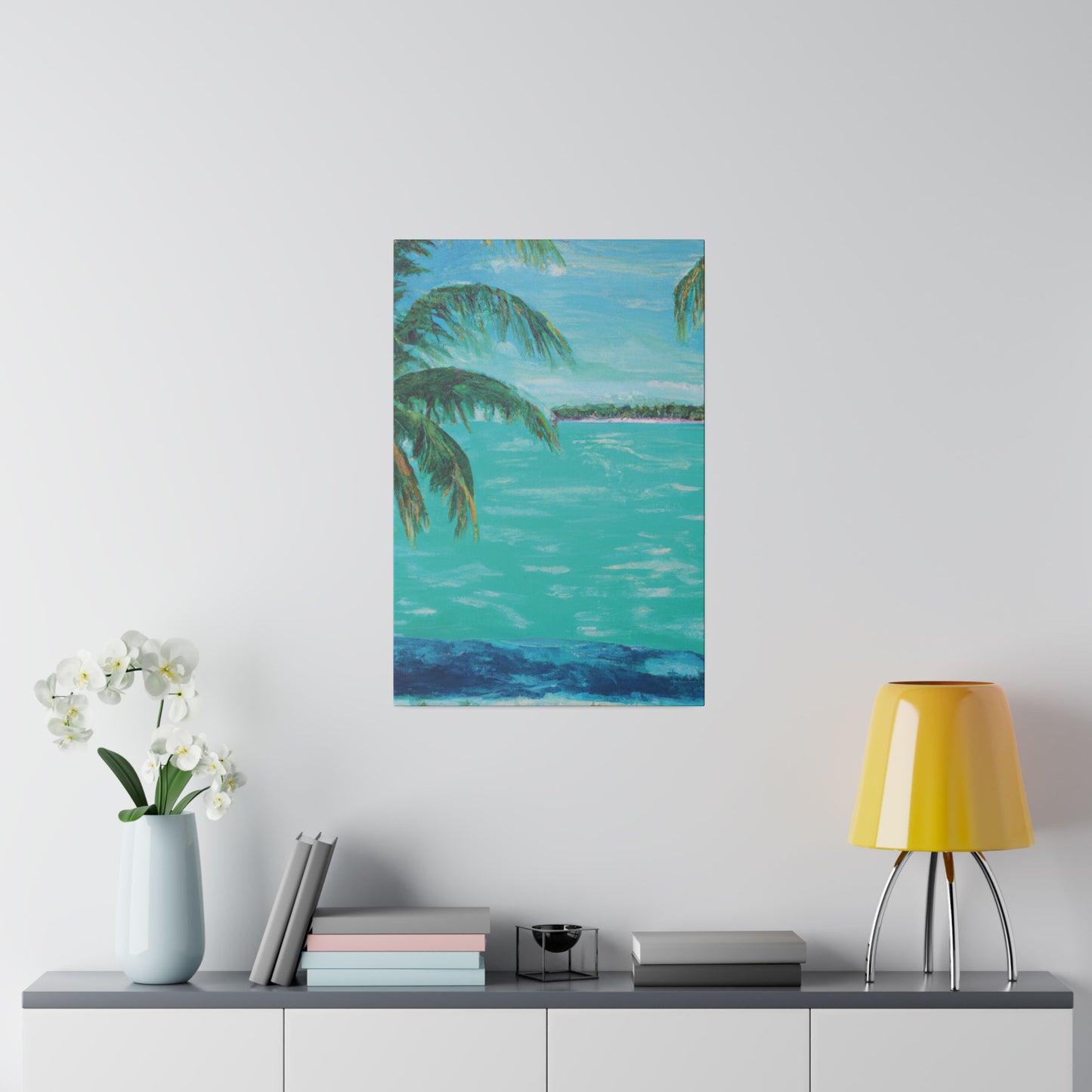 362P - Bahamas Ocean Painting Print | Bahamas | Ocean | Beach | Poster | Home Decor | Wall Art | Canvas