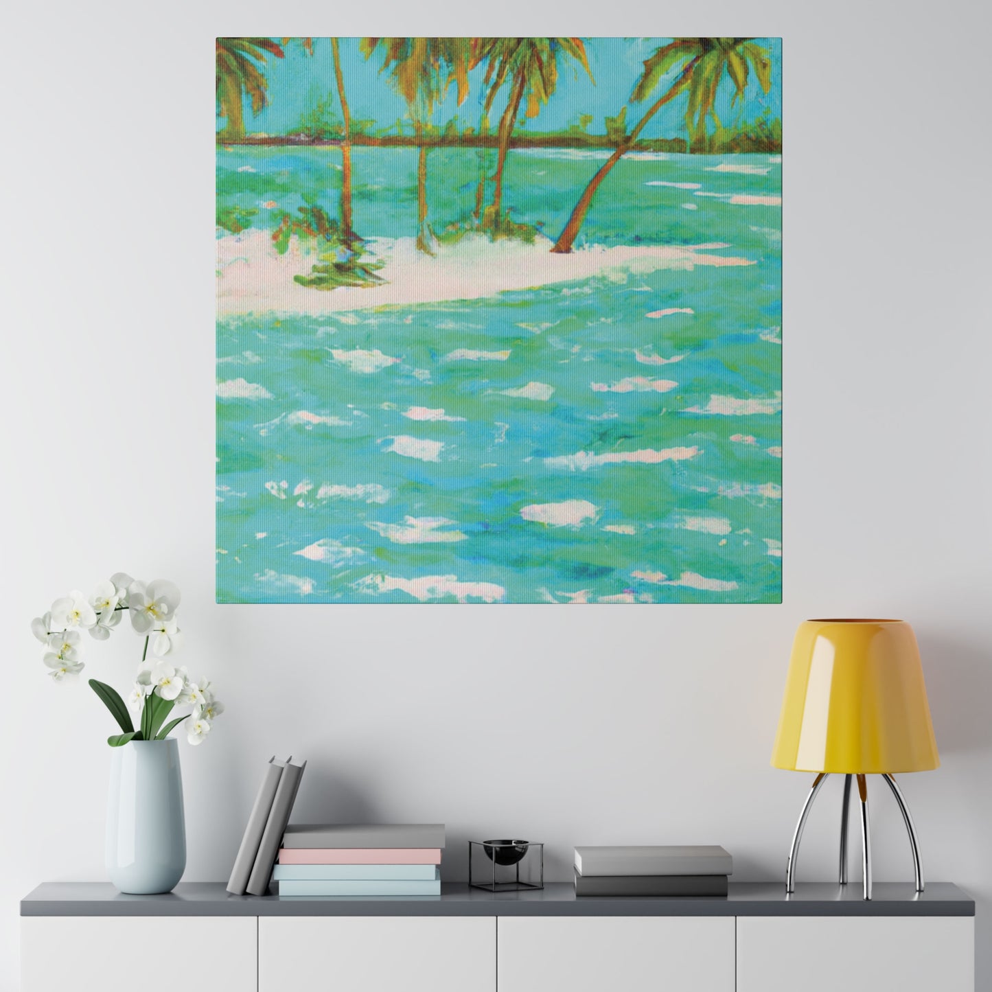 1193C - Bahamas Ocean Painting Print | Bahamas | Ocean | Beach | Poster | Home Decor | Wall Art | Canvas