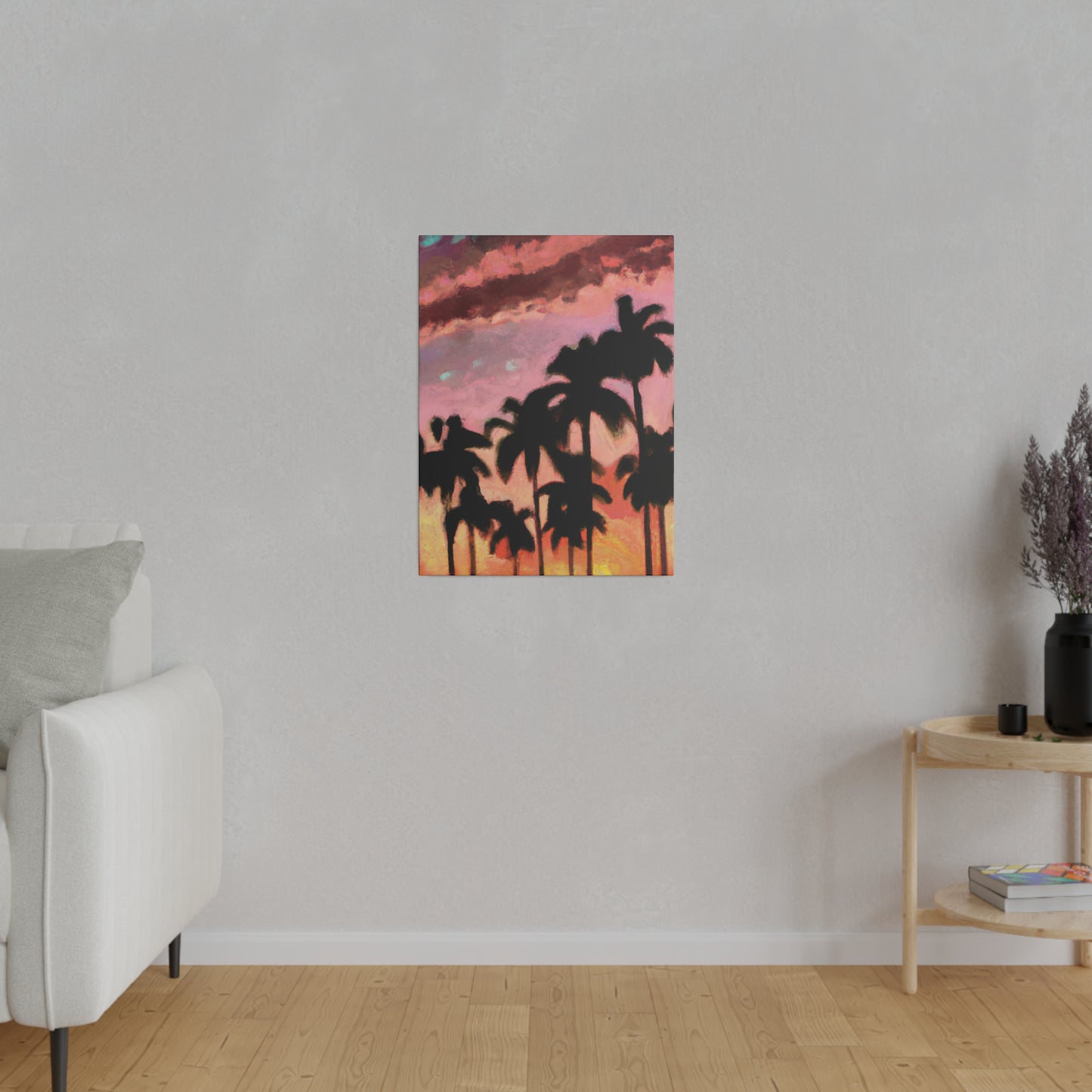 8559Q - Miami Beach Sunset Painting Print | Miami | Beach | Sunset | Poster | Home Decor | Wall Art | Canvas