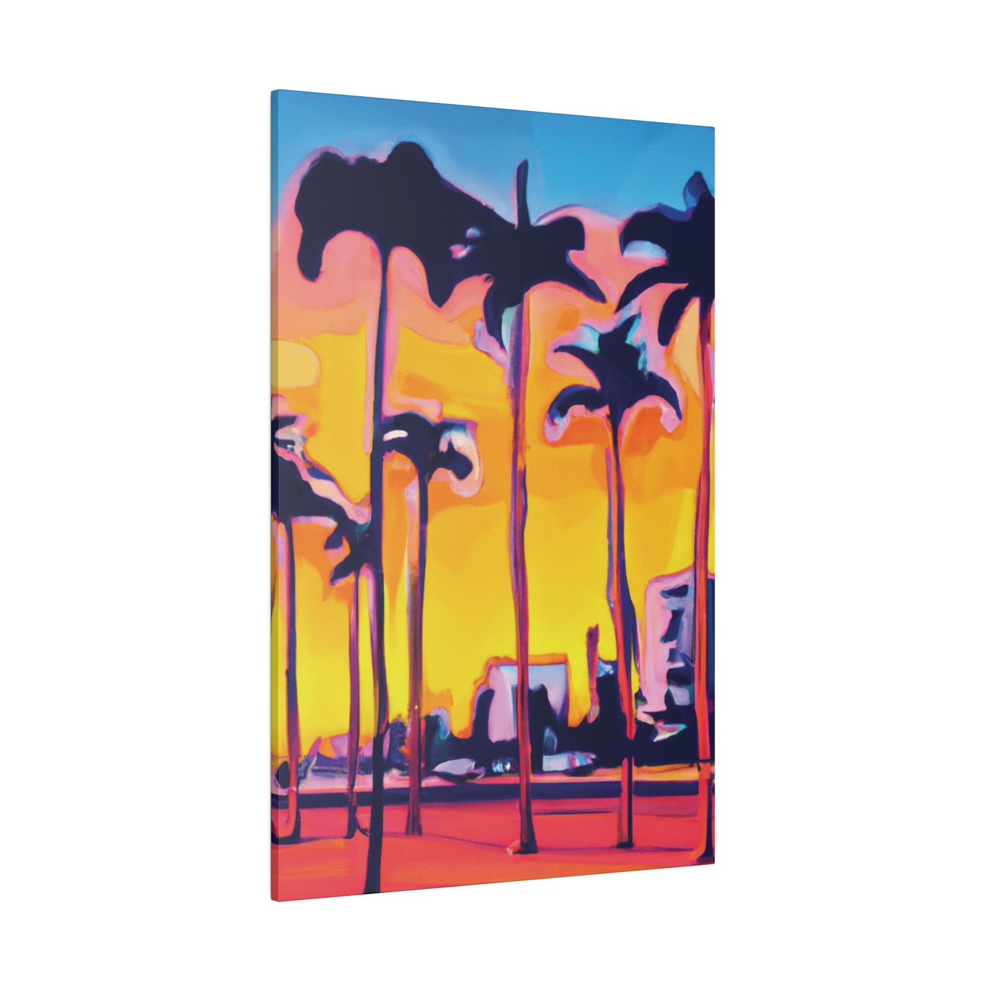 9692W - Miami Beach Sunset Painting Print | Miami | Beach | Sunset | Poster | Home Decor | Wall Art | Canvas