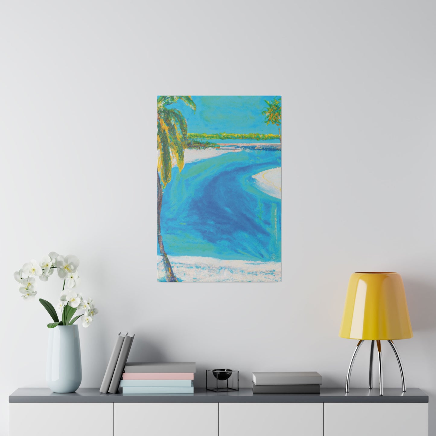 9106H - Bahamas Ocean Painting Print | Bahamas | Ocean | Beach | Poster | Home Decor | Wall Art | Canvas