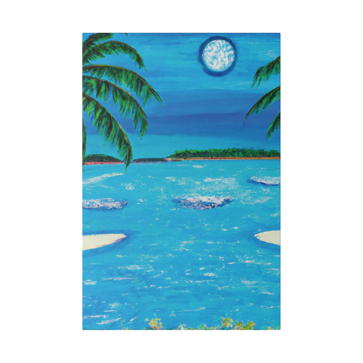 7239Z - Bahamas Ocean Painting Print | Bahamas | Ocean | Beach | Poster | Home Decor | Wall Art | Canvas