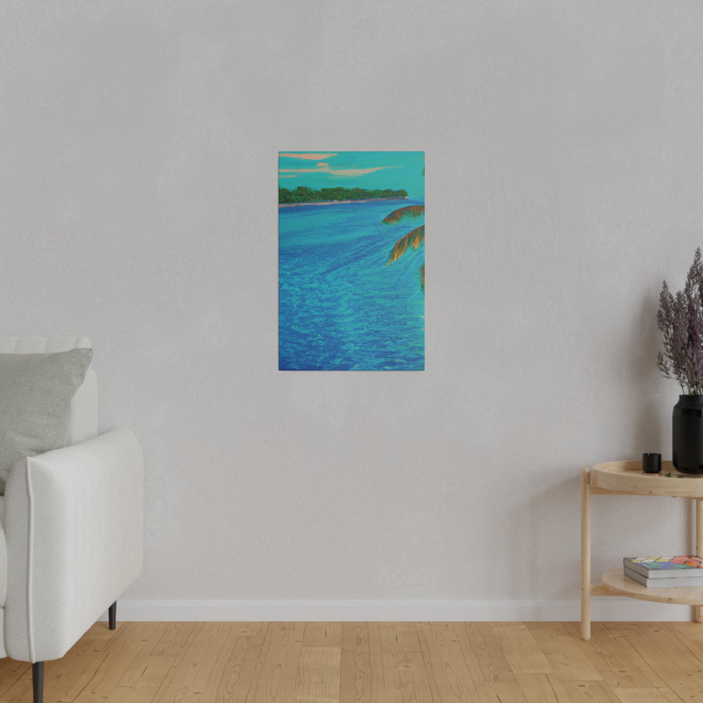 3303Q - Bahamas Ocean Painting Print | Bahamas | Ocean | Beach | Poster | Home Decor | Wall Art | Canvas