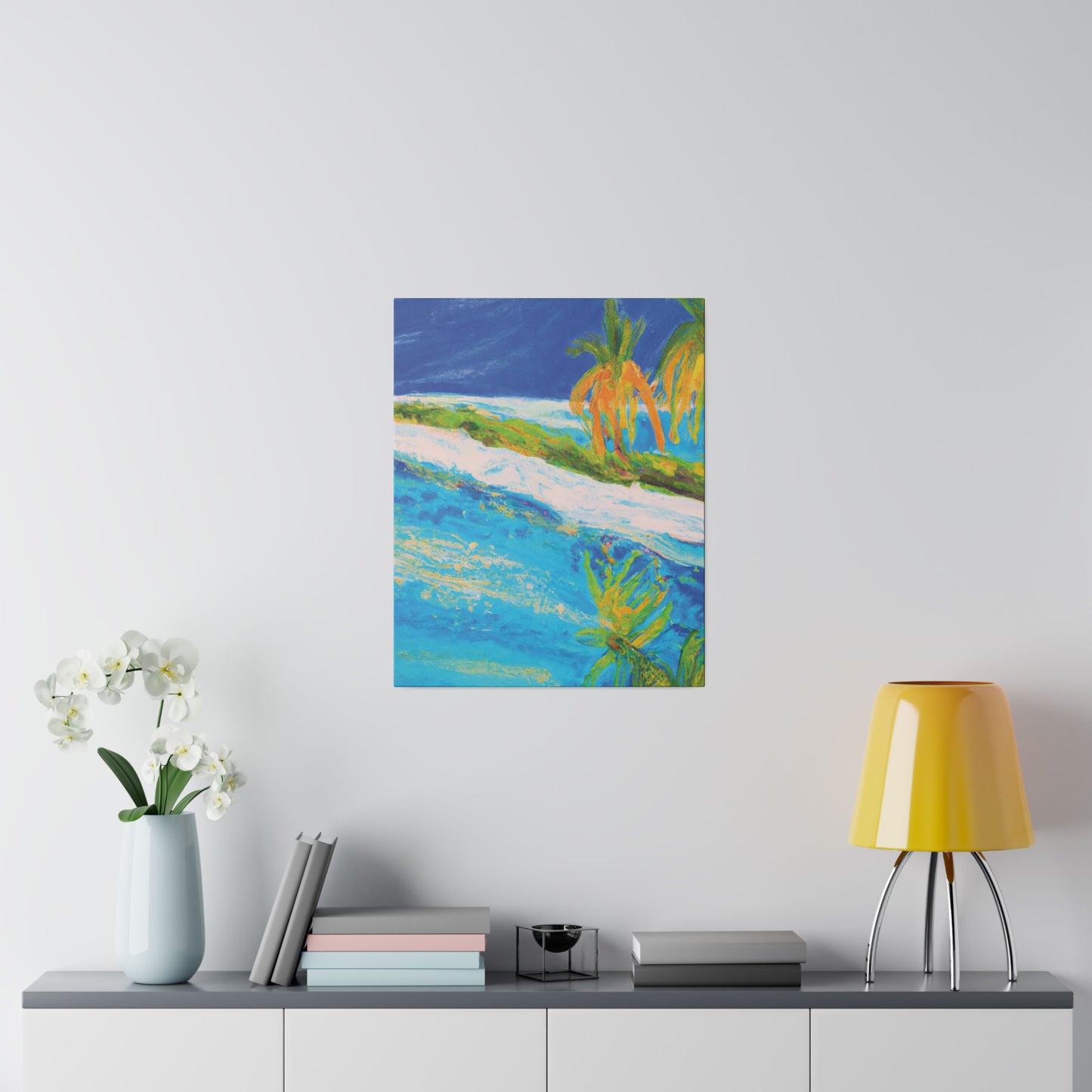 7697G - Bahamas Ocean Painting Print | Bahamas | Ocean | Beach | Poster | Home Decor | Wall Art | Canvas