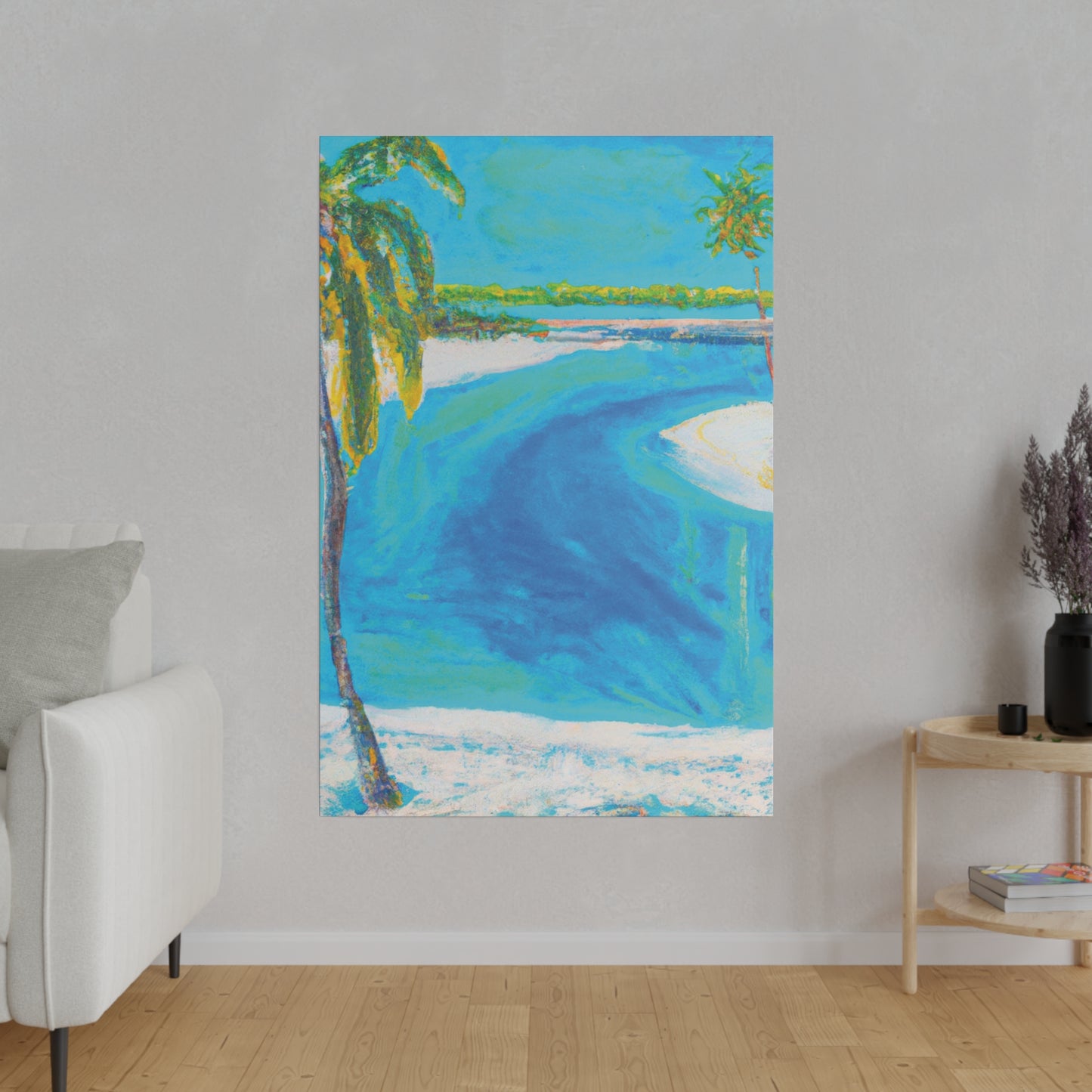 9106H - Bahamas Ocean Painting Print | Bahamas | Ocean | Beach | Poster | Home Decor | Wall Art | Canvas