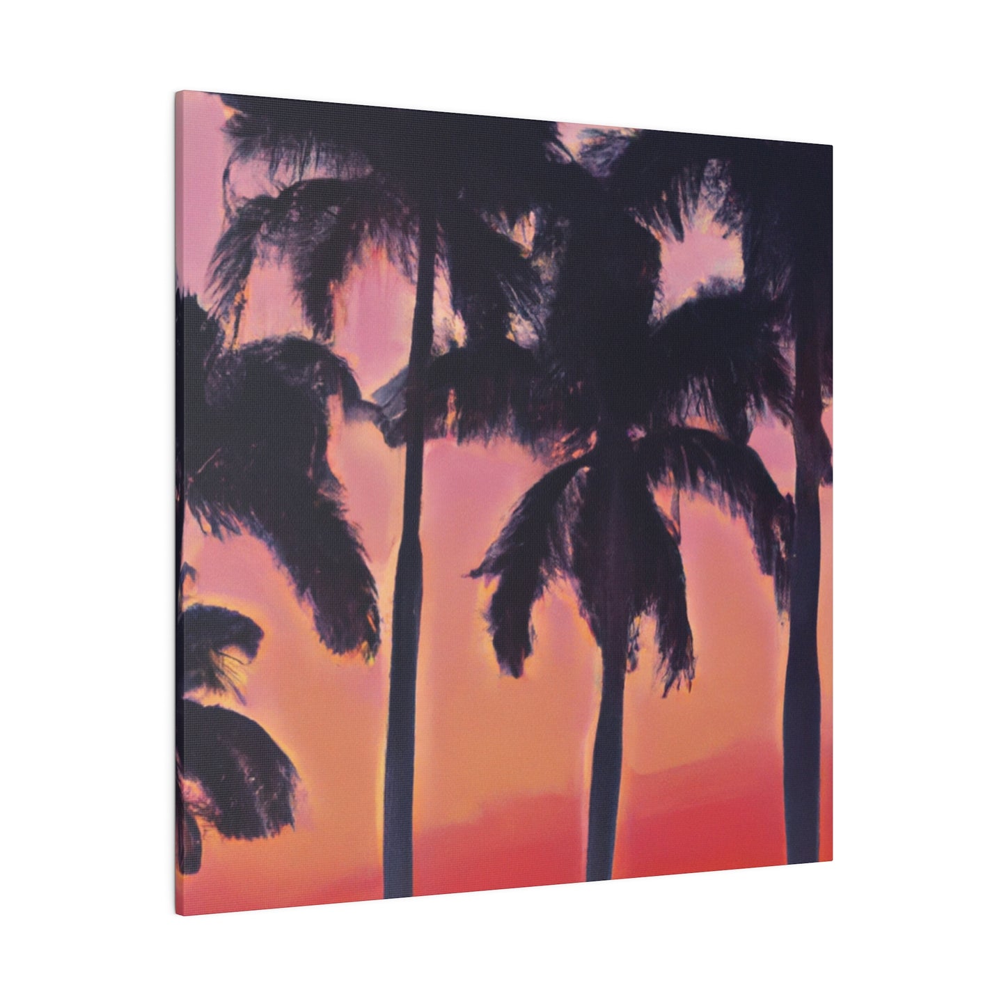 7239V - Miami Beach Sunset Painting Print | Miami | Beach | Sunset | Poster | Home Decor | Wall Art | Canvas