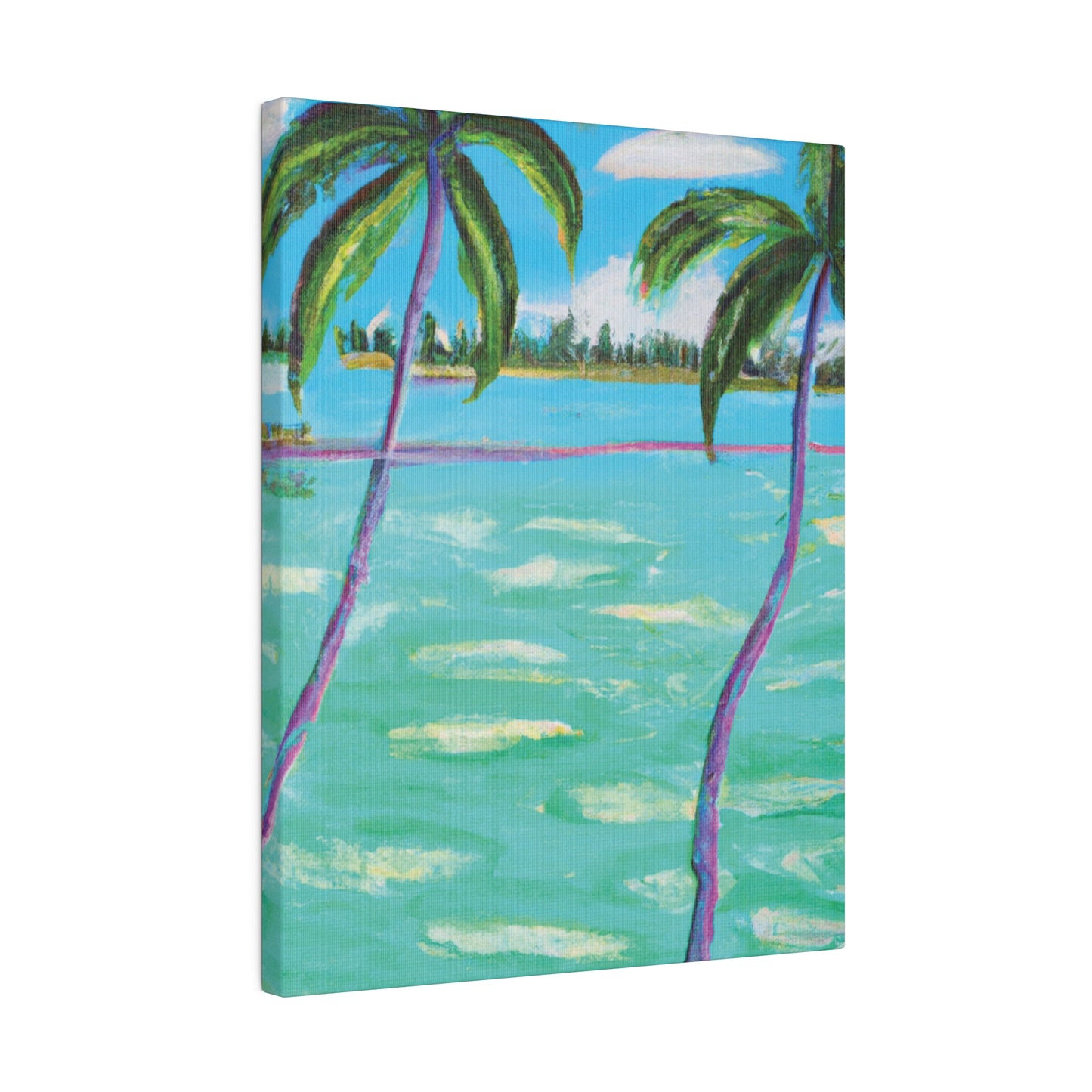 4451X - Bahamas Ocean Painting Print | Bahamas | Ocean | Beach | Poster | Home Decor | Wall Art | Canvas