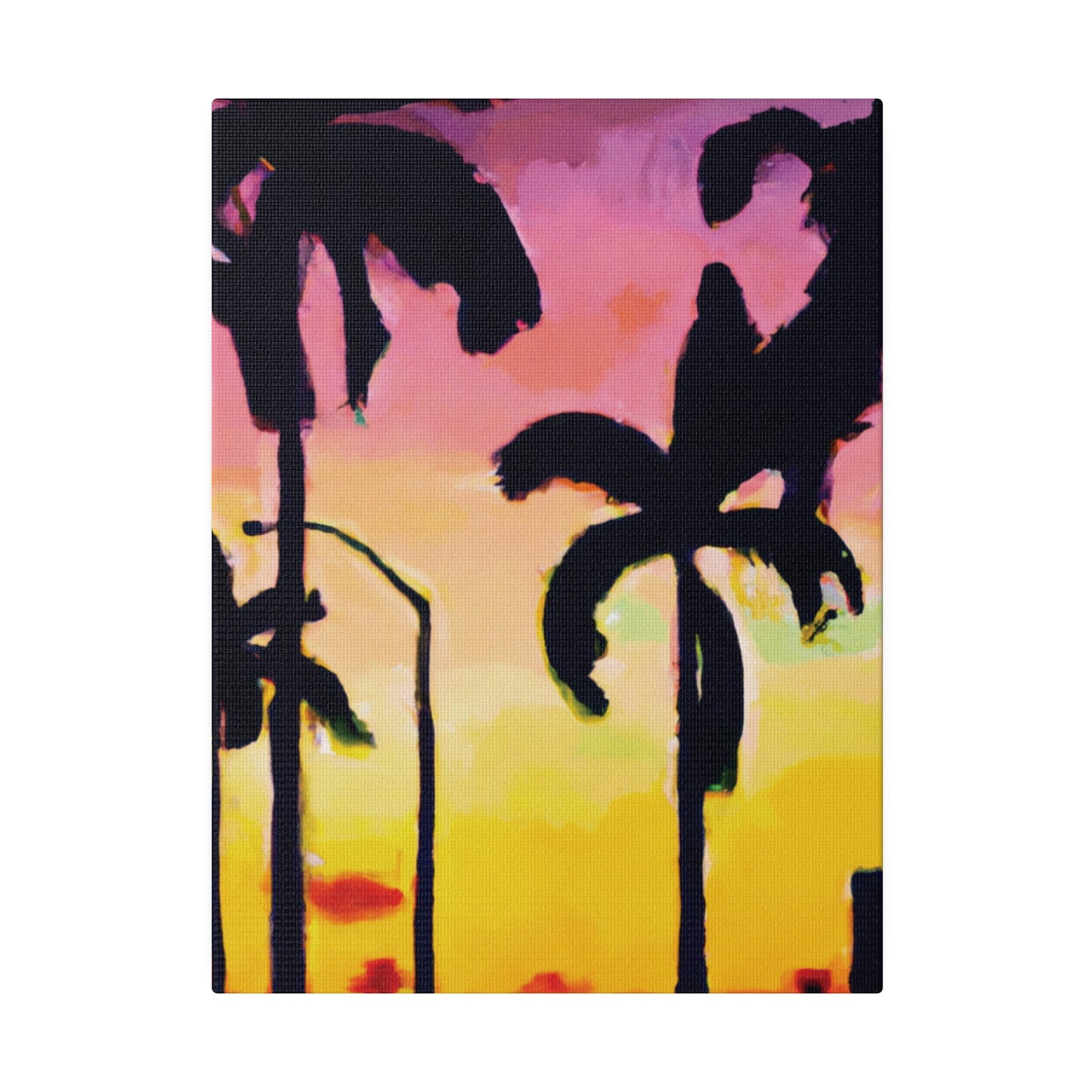 1792J - Miami Beach Sunset Painting Print | Miami | Beach | Sunset | Poster | Home Decor | Wall Art | Canvas