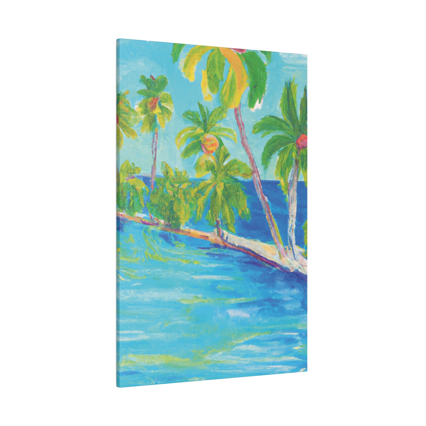 8256Q - Bahamas Ocean Painting Print | Bahamas | Ocean | Beach | Poster | Home Decor | Wall Art | Canvas