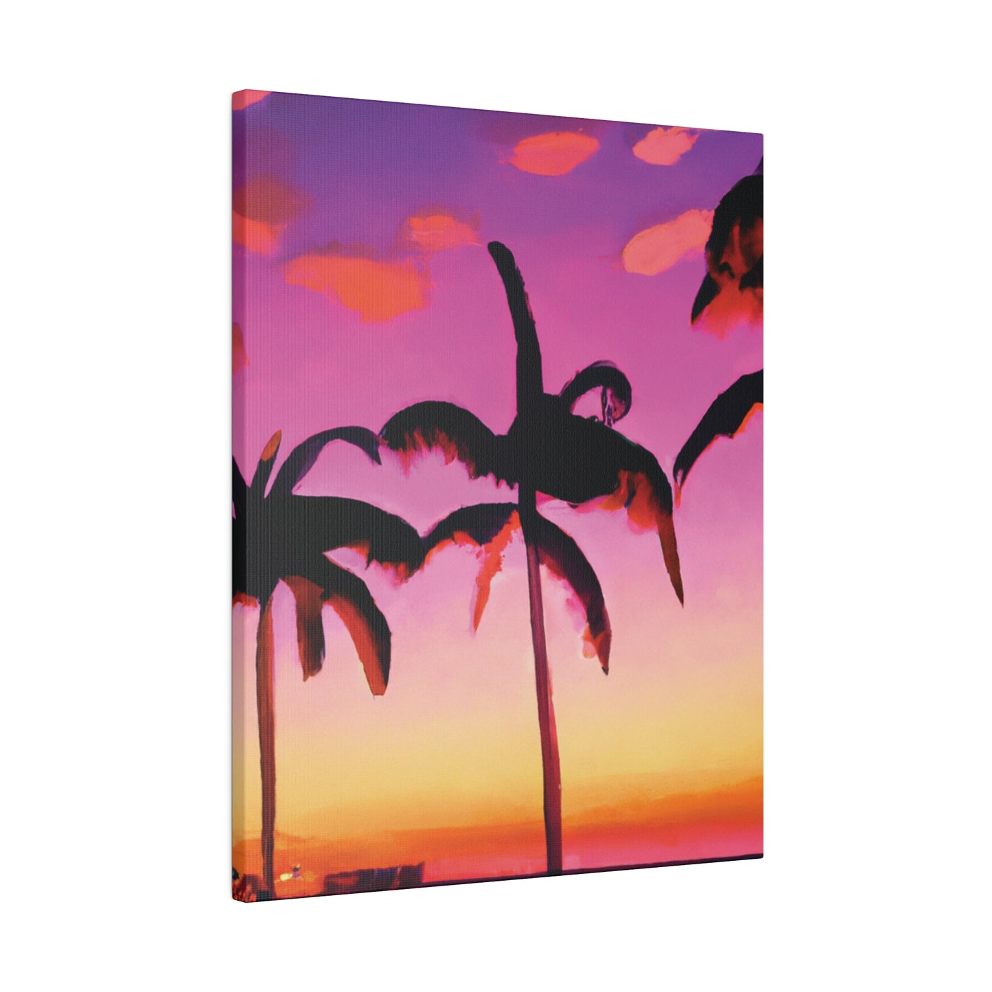 5426A - Miami Beach Sunset Painting Print | Miami | Beach | Sunset | Poster | Home Decor | Wall Art | Canvas