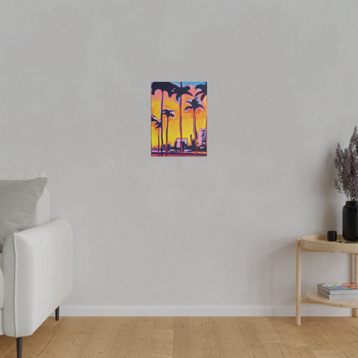 9692W - Miami Beach Sunset Painting Print | Miami | Beach | Sunset | Poster | Home Decor | Wall Art | Canvas