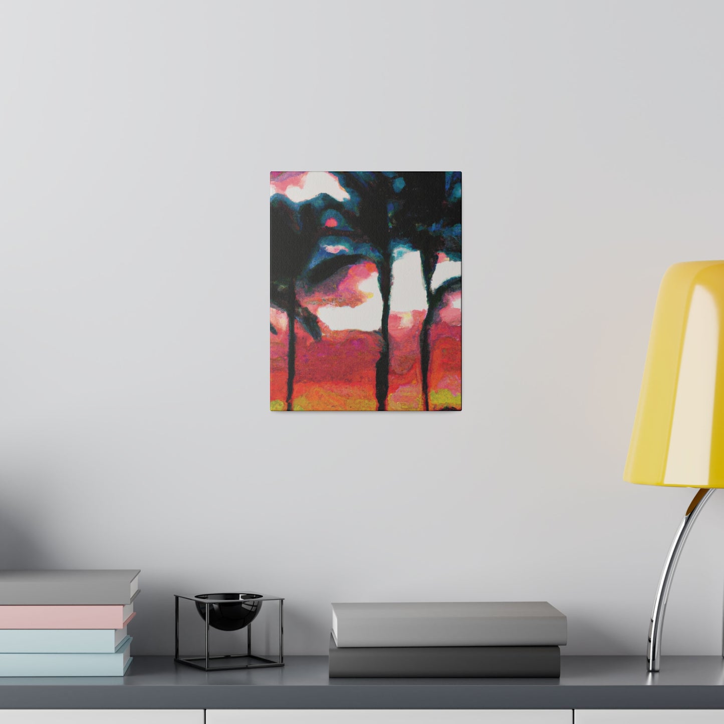 9677K - Miami Beach Sunset Painting Print | Miami | Beach | Sunset | Poster | Home Decor | Wall Art | Canvas