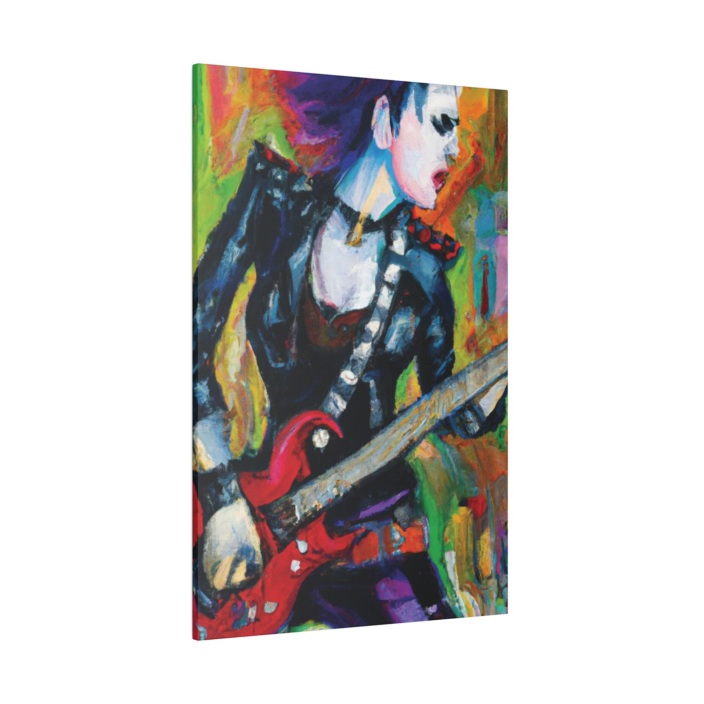 3315A - Rockstar Oil Painting Style Print | Poster | Home Decor | Wall Art | Music Art | Canvas