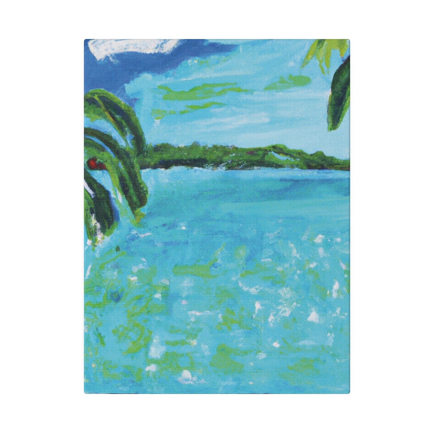 2143W - Bahamas Ocean Painting Print | Bahamas | Ocean | Beach | Poster | Home Decor | Wall Art | Canvas