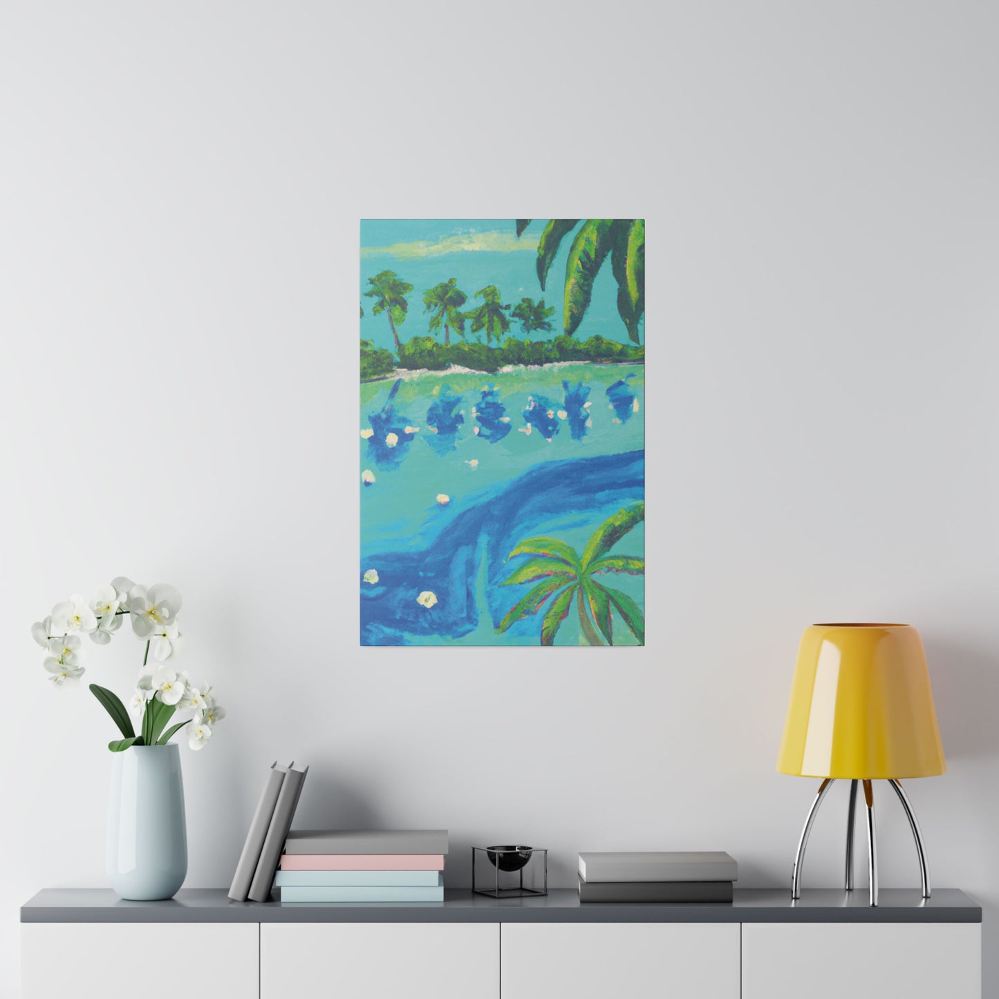 7772T - Bahamas Ocean Painting Print | Bahamas | Ocean | Beach | Poster | Home Decor | Wall Art | Canvas