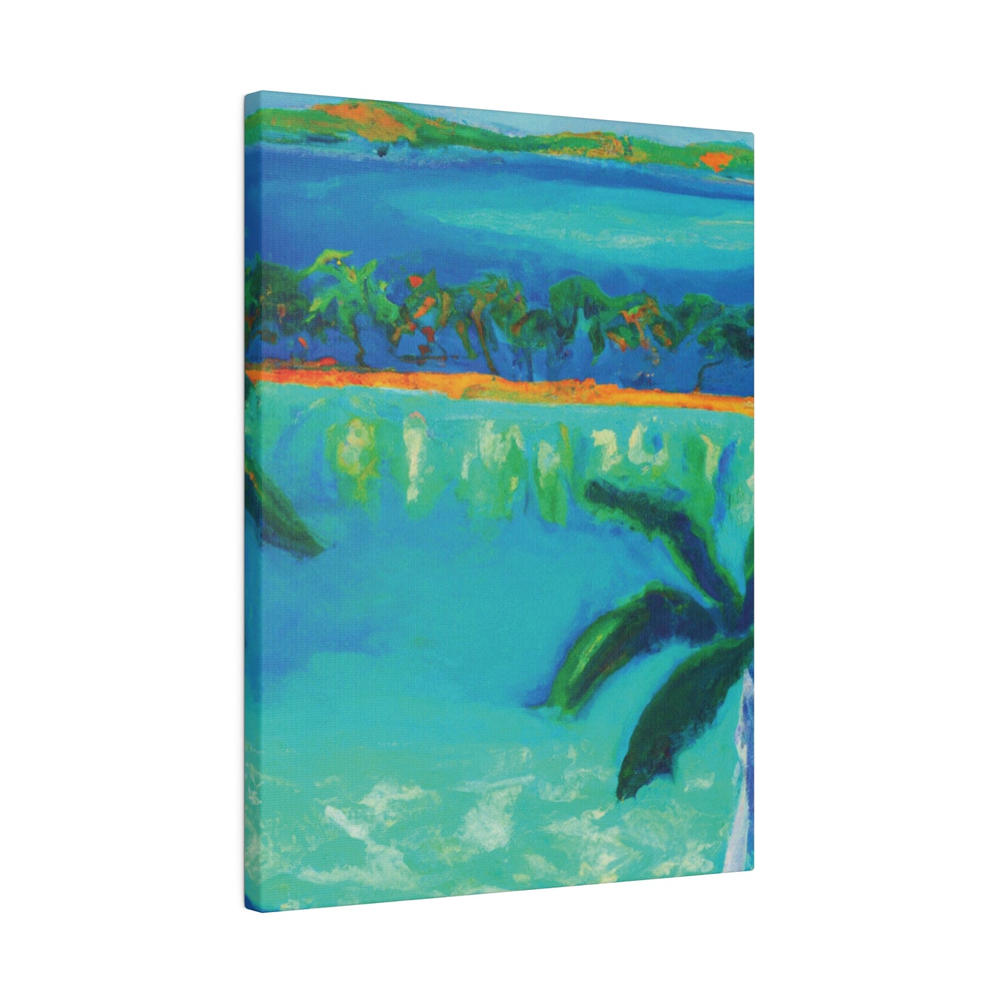 3784F - Bahamas Ocean Painting Print | Bahamas | Ocean | Beach | Poster | Home Decor | Wall Art | Canvas