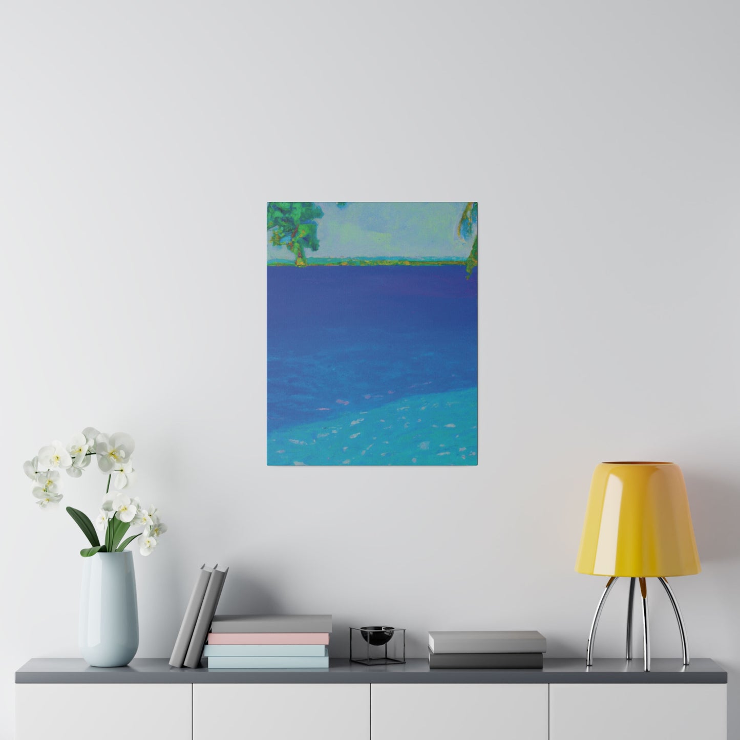 1582T - Bahamas Ocean Painting Print | Bahamas | Ocean | Beach | Poster | Home Decor | Wall Art | Canvas