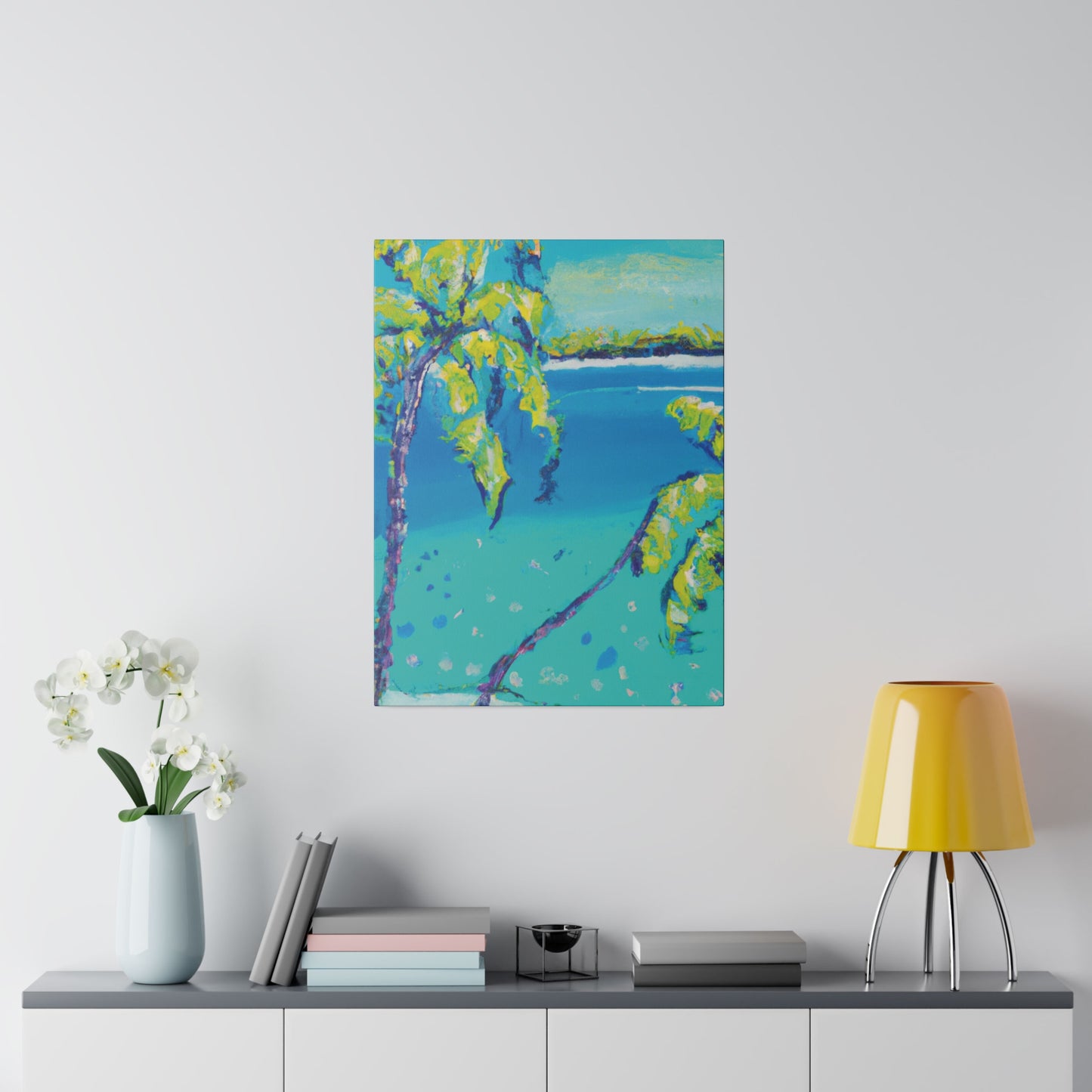 4893N - Bahamas Ocean Painting Print | Bahamas | Ocean | Beach | Poster | Home Decor | Wall Art | Canvas