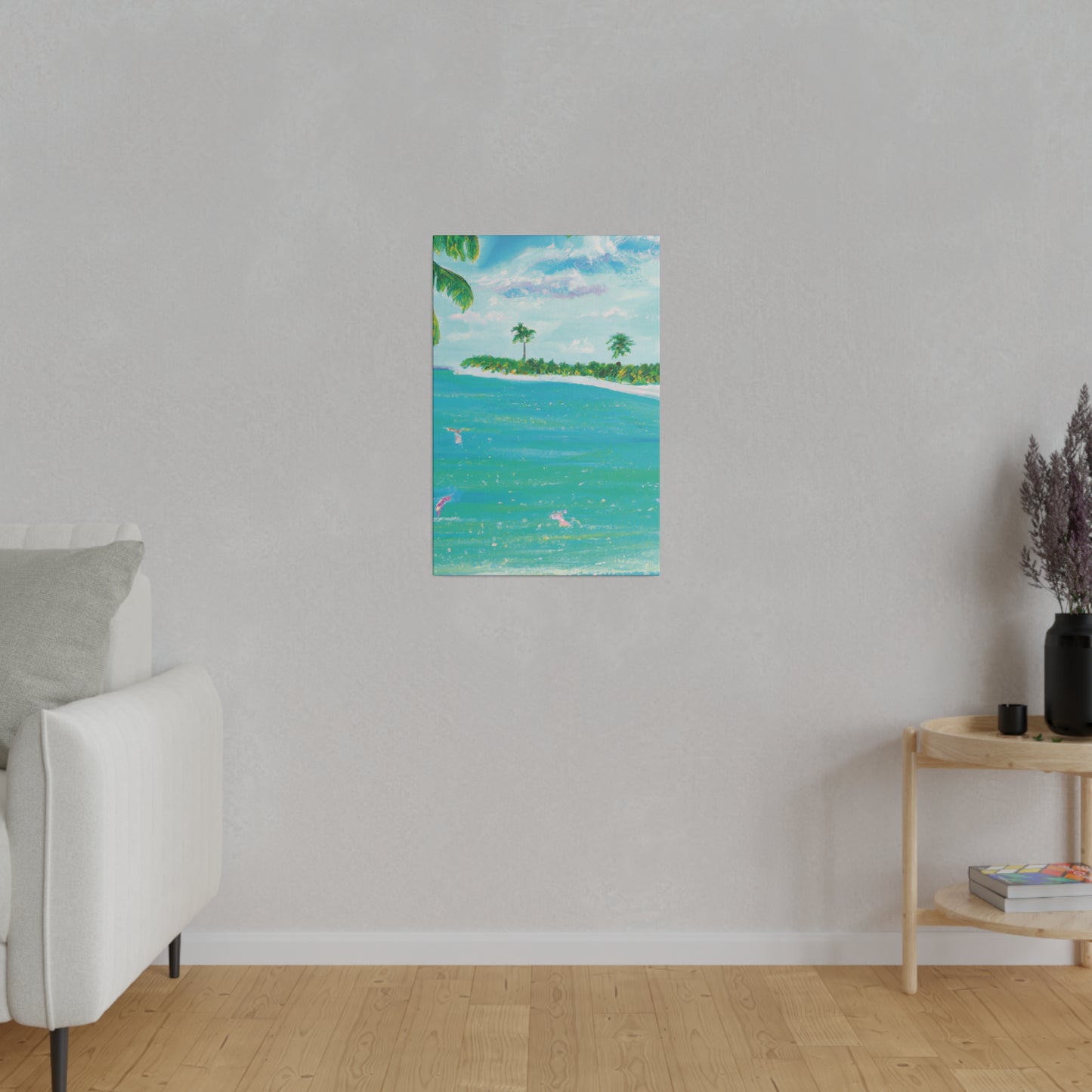 6576D - Bahamas Ocean Painting Print | Bahamas | Ocean | Beach | Poster | Home Decor | Wall Art | Canvas