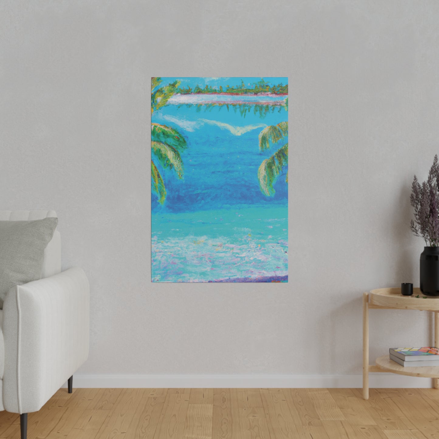 8159P - Bahamas Ocean Painting Print | Bahamas | Ocean | Beach | Poster | Home Decor | Wall Art | Canvas