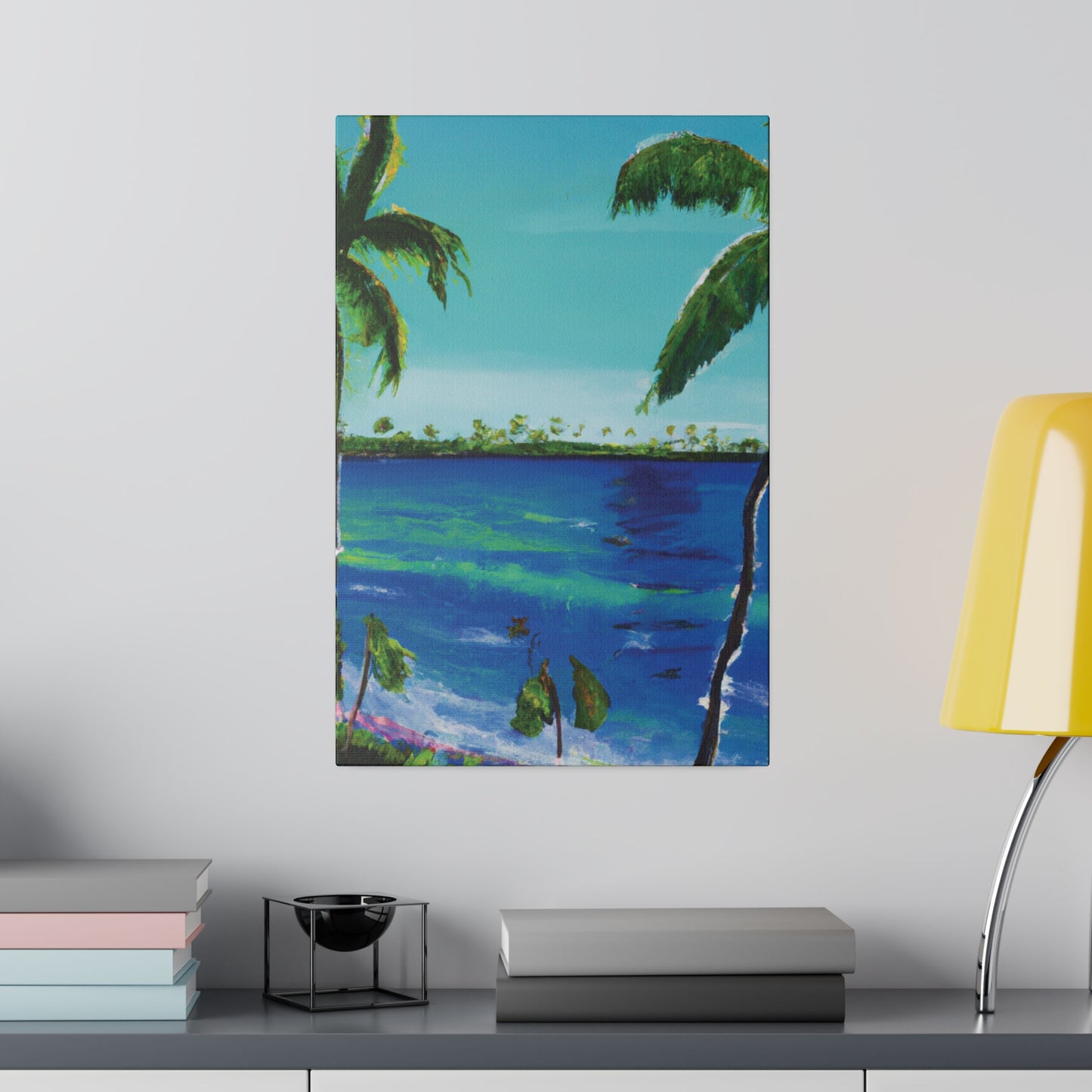 5491V - Bahamas Ocean Painting Print | Bahamas | Ocean | Beach | Poster | Home Decor | Wall Art | Canvas