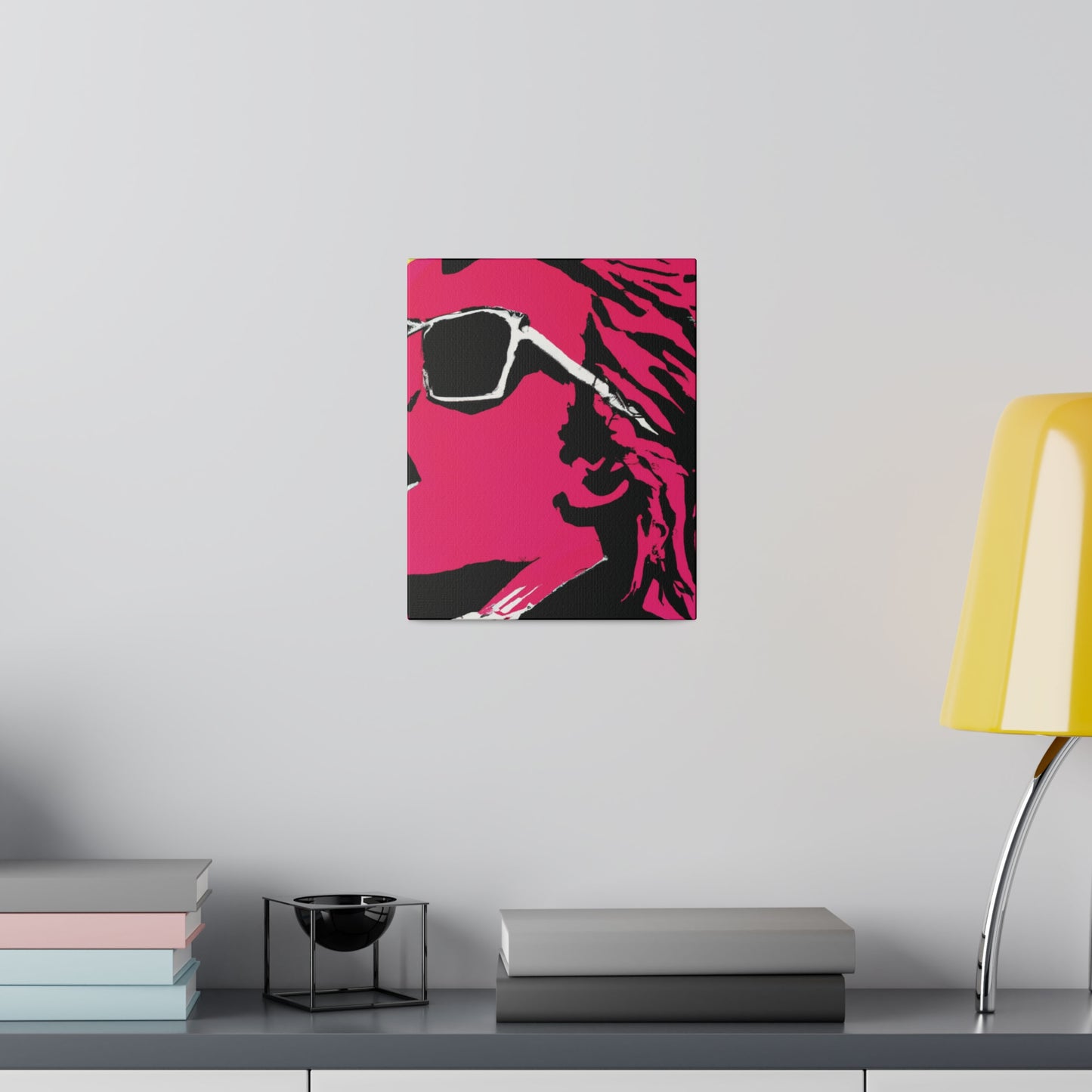 7829G - Rockstar Painting Print | Face | Abstract | Poster | Home Decor | Wall Art | Music Art | Canvas