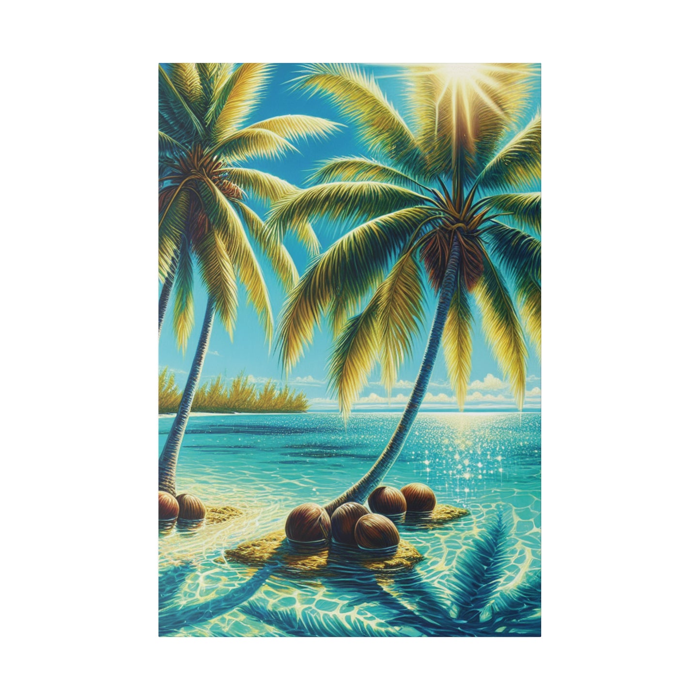 8231M - Bahamas Ocean Painting Print | Bahamas | Ocean | Beach | Poster | Home Decor | Wall Art | Canvas